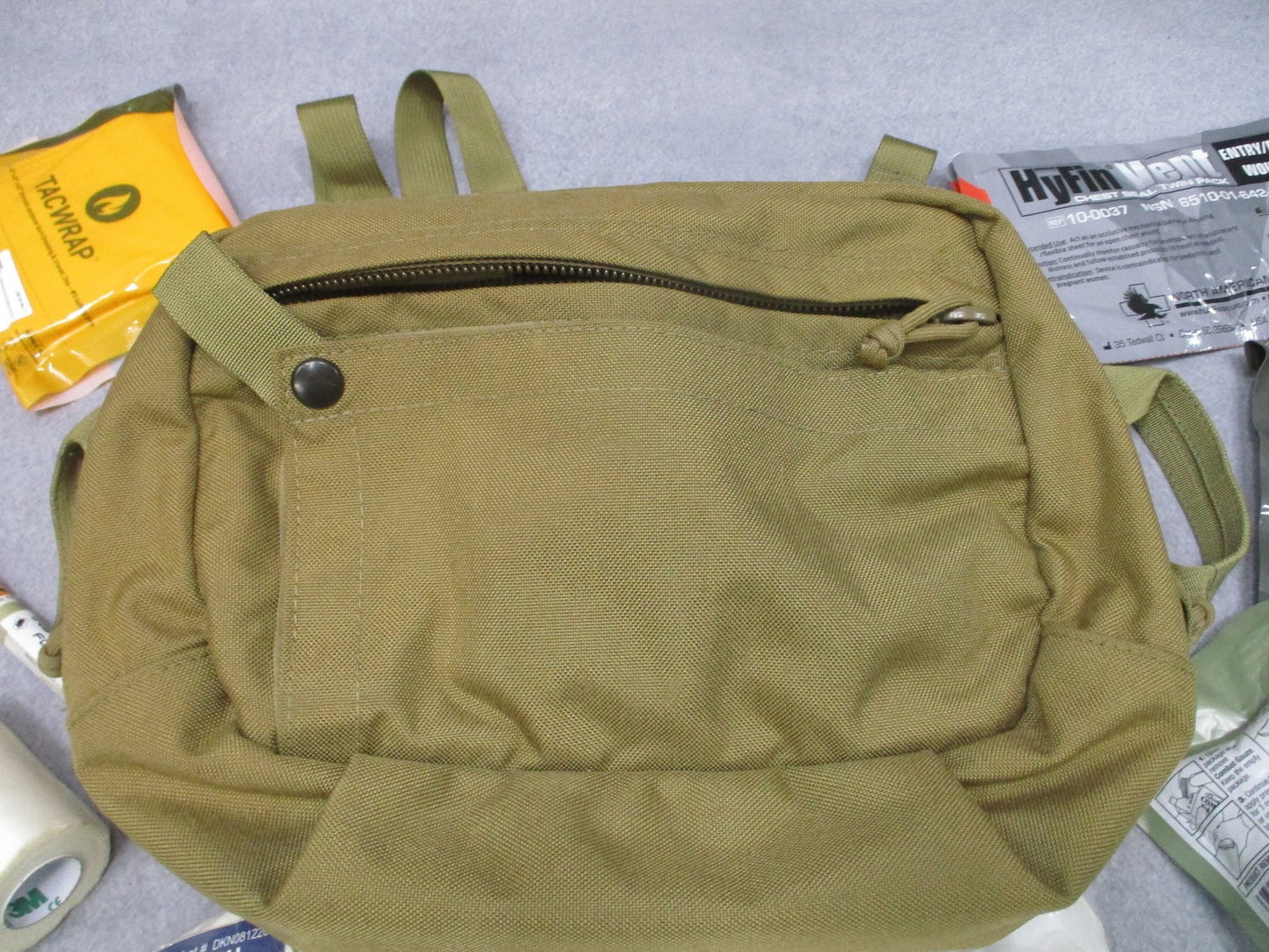 US Military IFAK Combat Trauma Kit Bag w/ Expired Medical Supplies Tactical Gear