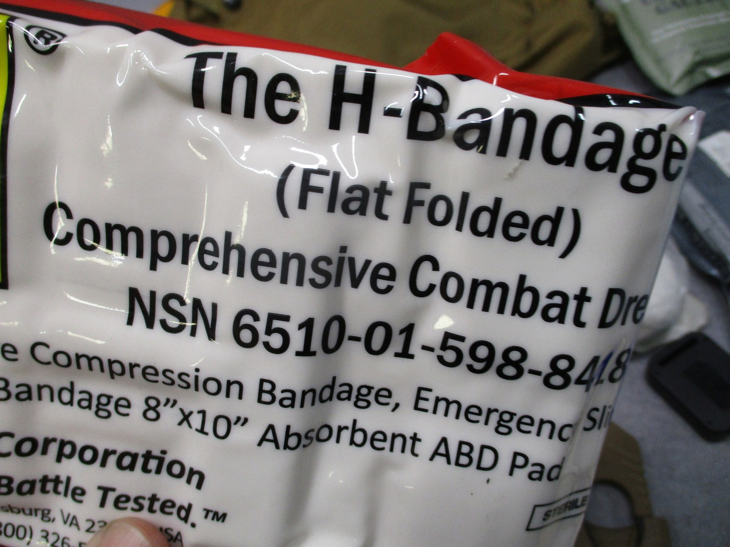 US Military IFAK Combat Trauma Kit Bag w/ Expired Medical Supplies Tactical Gear