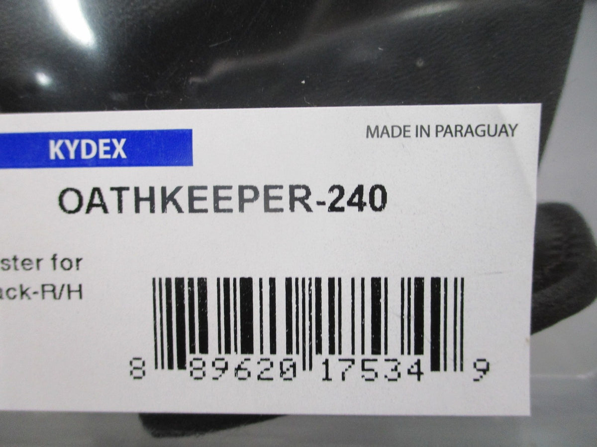 Tagua Oathkeeper-240 Kydex Holster for 1911 5" with Rail Right Hand Black New