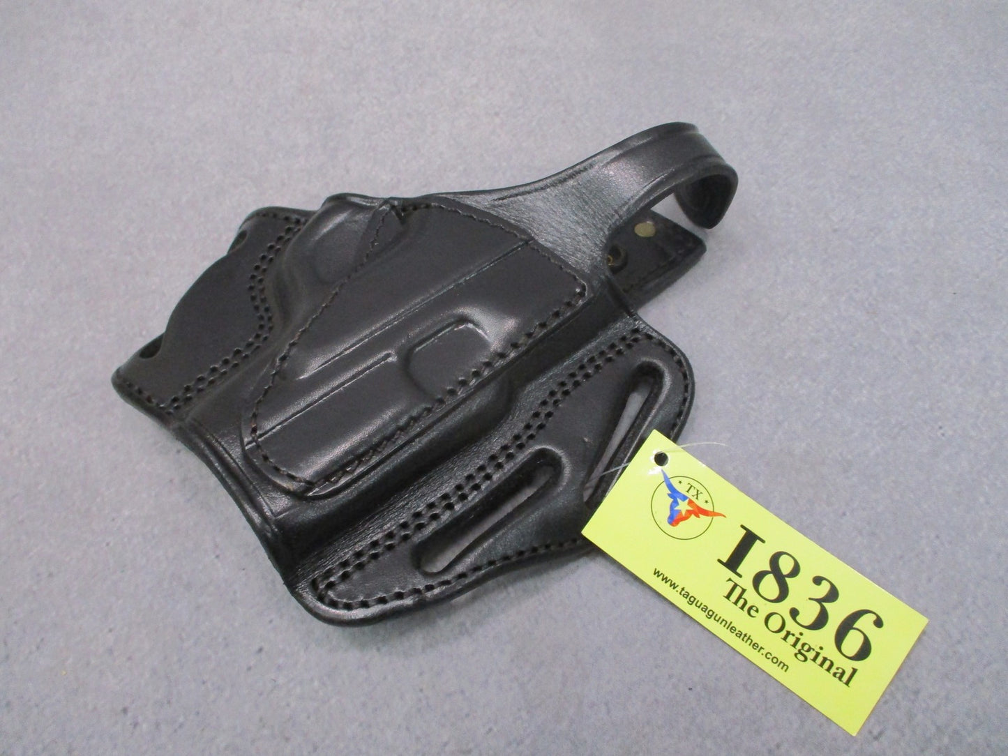 1836 The Original Leather Holster TX-3SLOTS-TB-1010 M&P Shield Hellcat Right Han