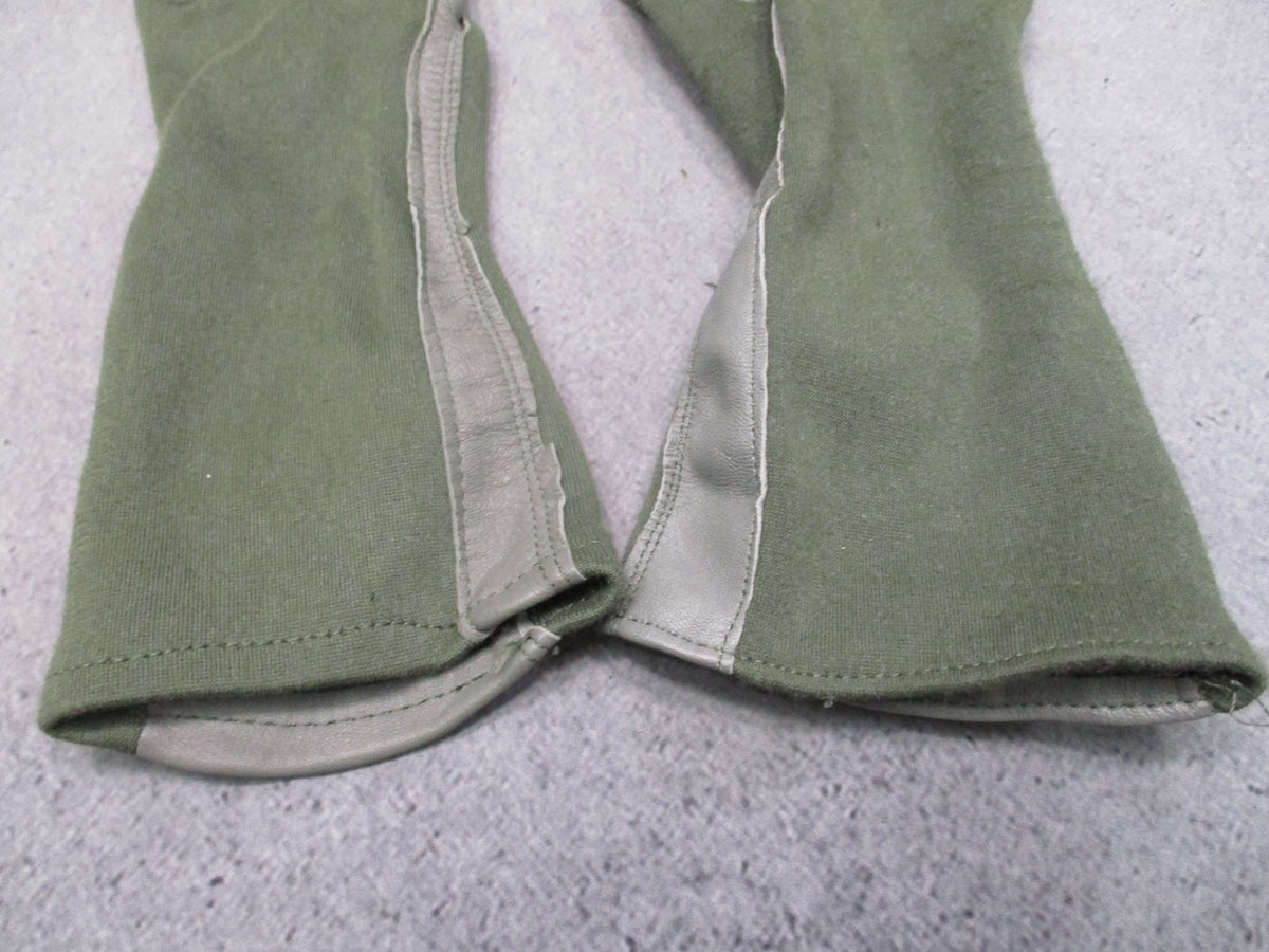 US Military Issue Nomex Flyer's Gloves Type GS/FRP-2 Sage Green Size 7