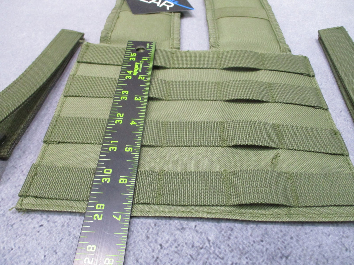 VISM by NcStar MOLLE Modular Back Panel Harness Olive Drab CVMBPS3035G New