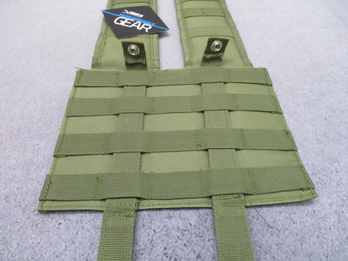 VISM by NcStar MOLLE Modular Back Panel Harness Olive Drab CVMBPS3035G New