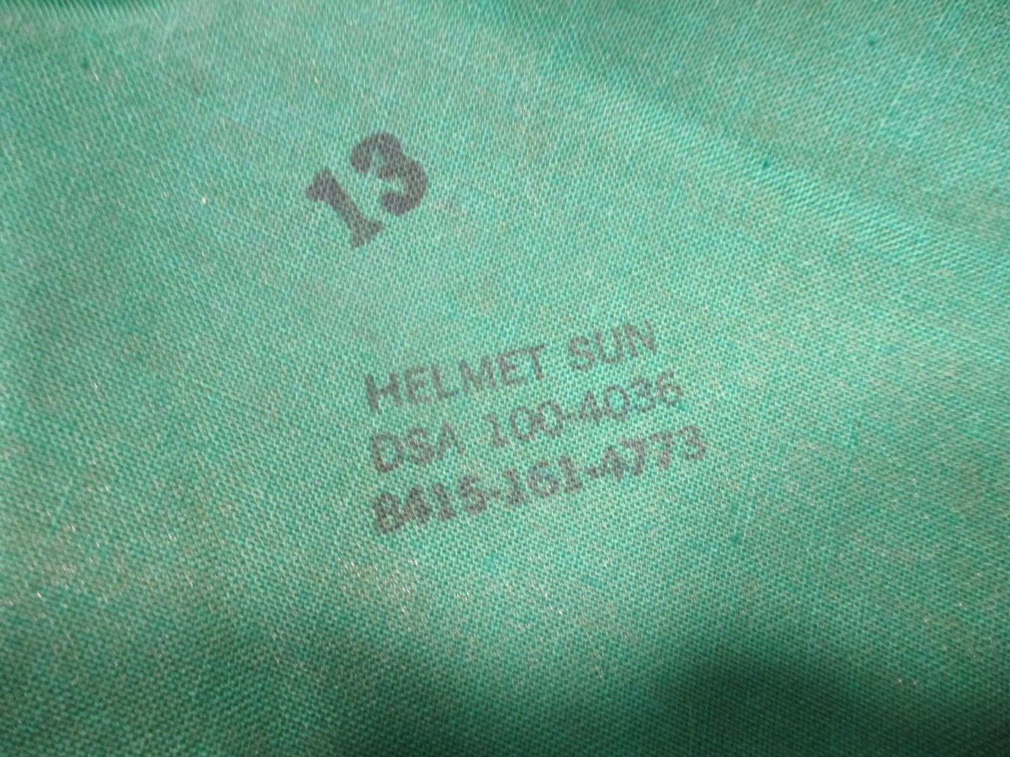 Vintage US Military Pith Sun Helmet Vietnam Era DSA 100-4036 No Headband