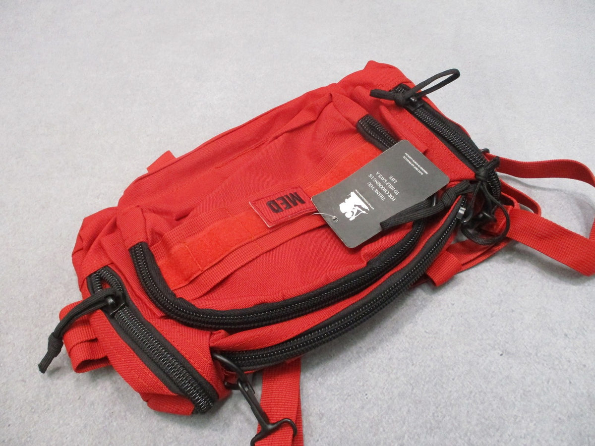 Elite First Aid Red MOLLE Medical Pouch Bag New With Tags Pack