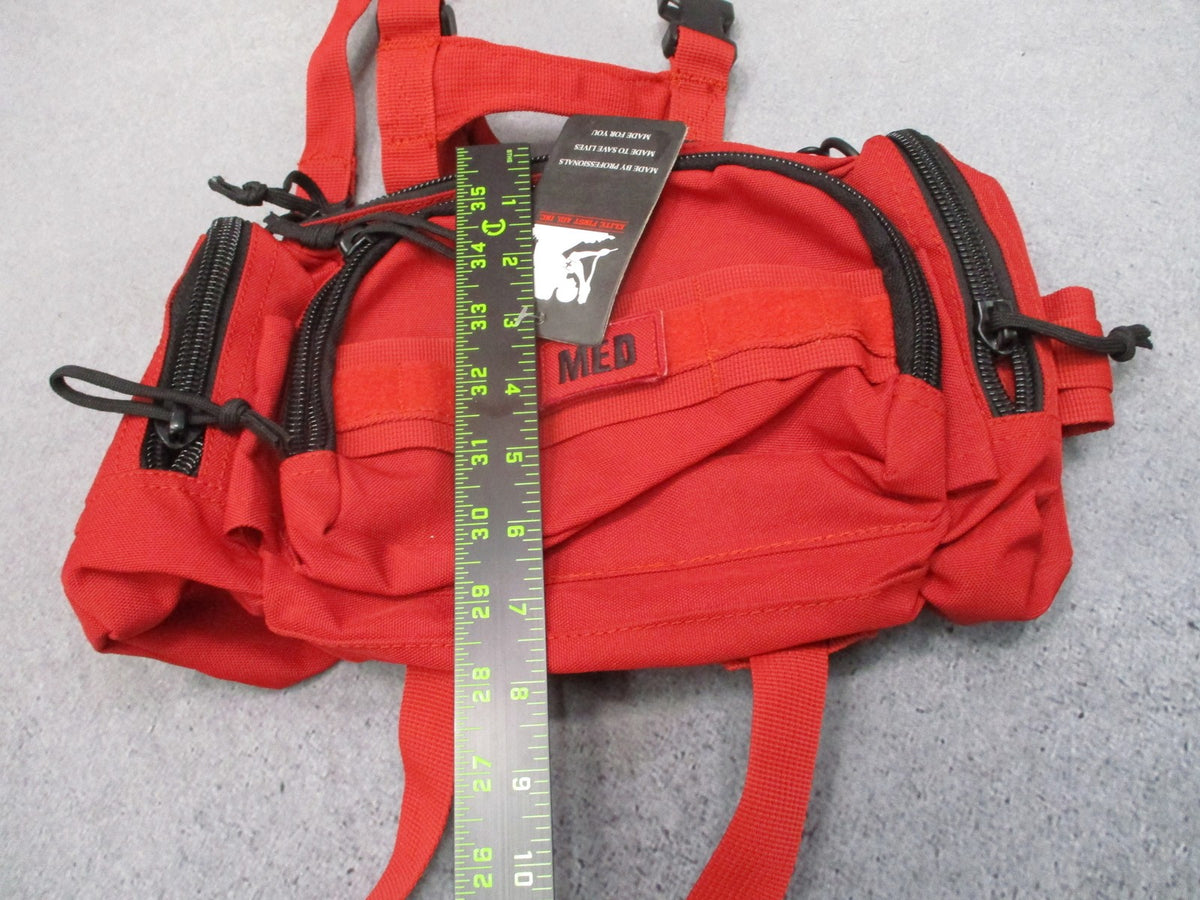 Elite First Aid Red MOLLE Medical Pouch Bag New With Tags Pack