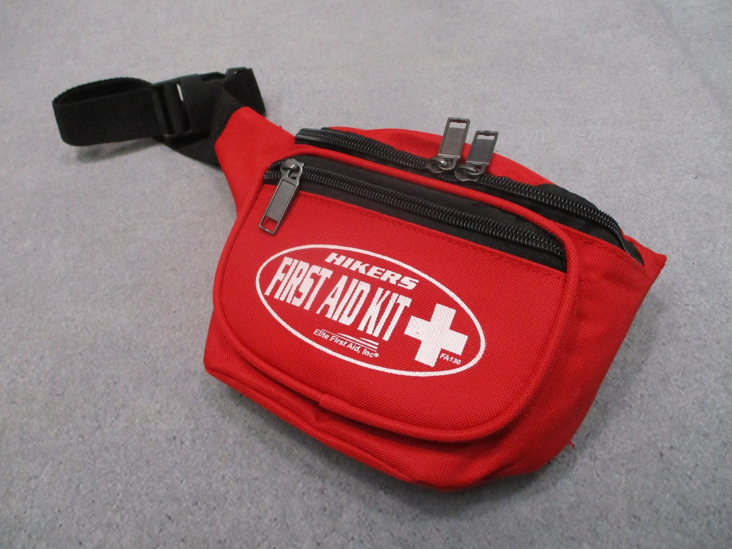 NWOT Hikers First Aid Kit FA130 Red Waist Pack Medical Supplies Emergency