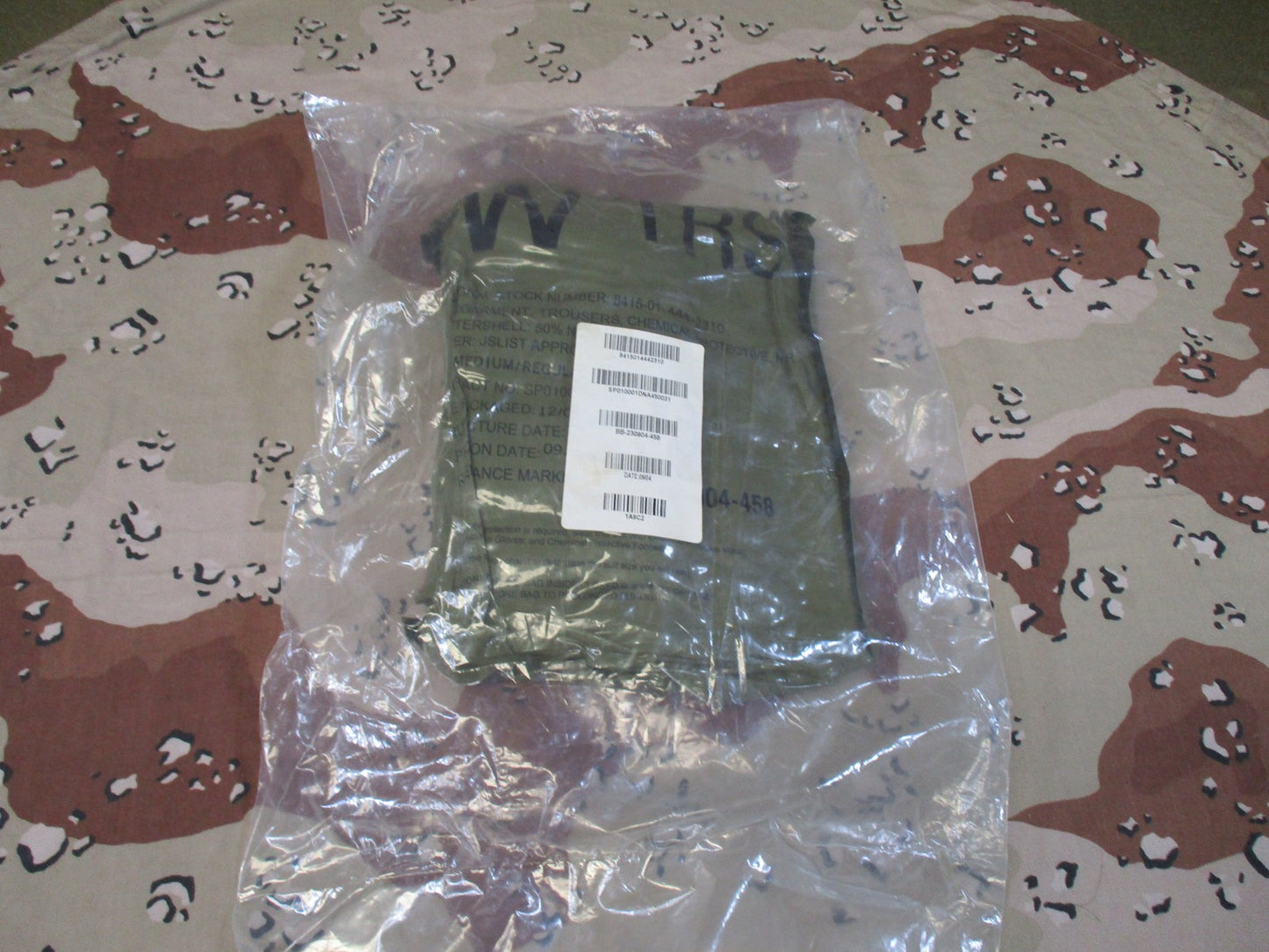 New US Military JSLIST Chemical Protective Trousers Medium Regular