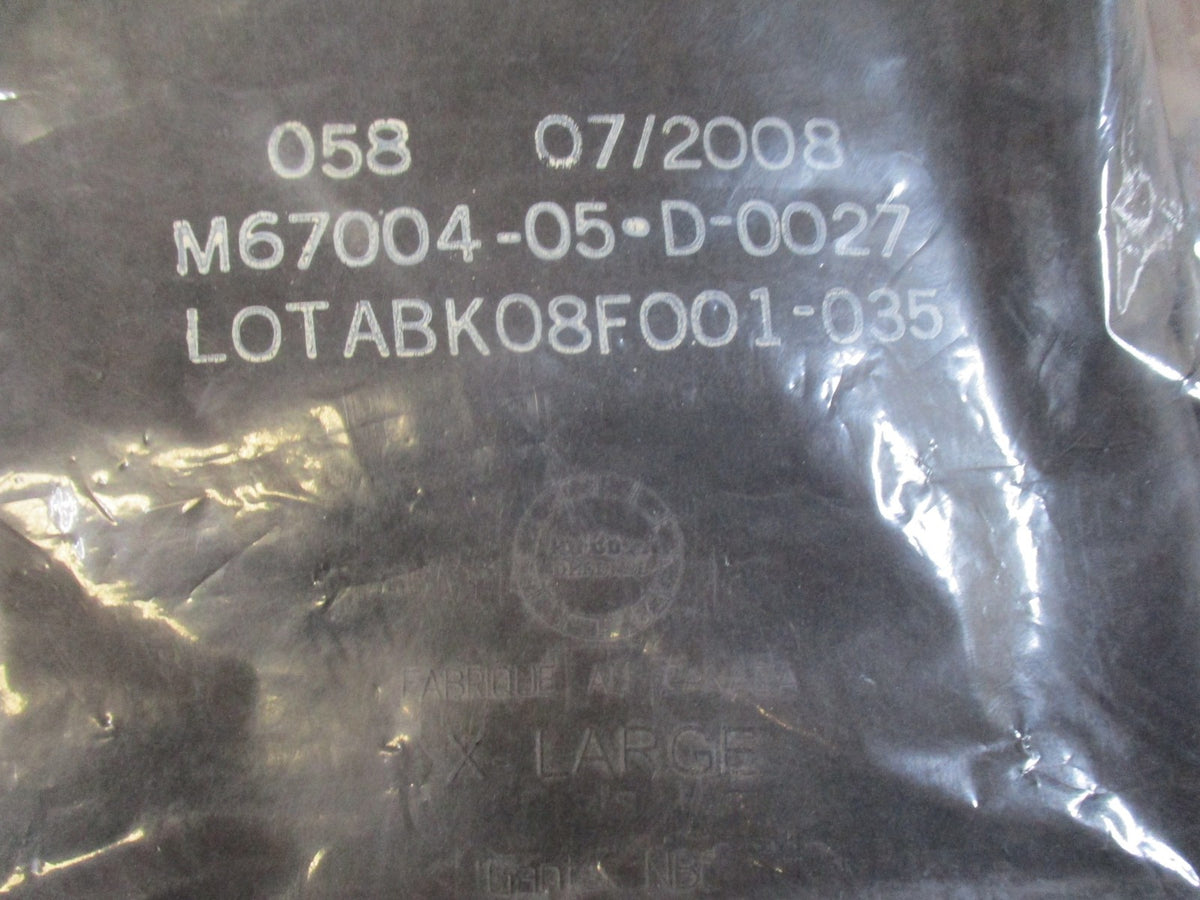 New AirBoss Defense JB2GU NBC Gloves X-Large JSLIST Block 2 Chemical Protective