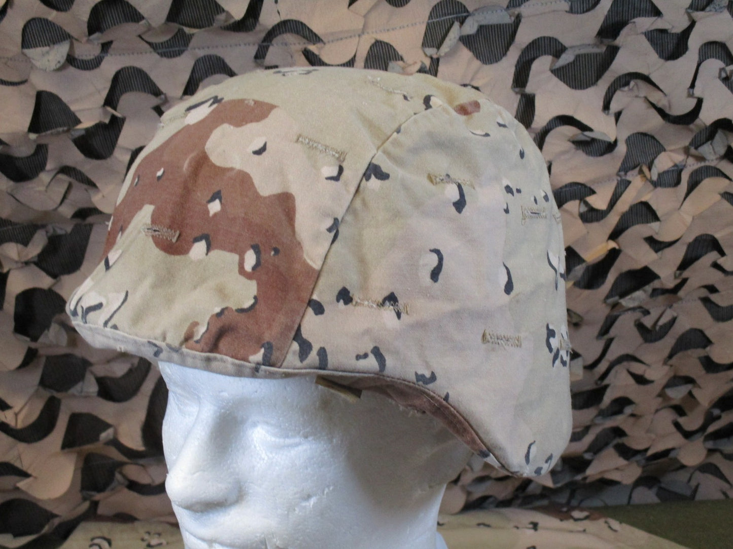 US Military PASGT Helmet Desert Camo Cover size medium Surplus Tactical Gear