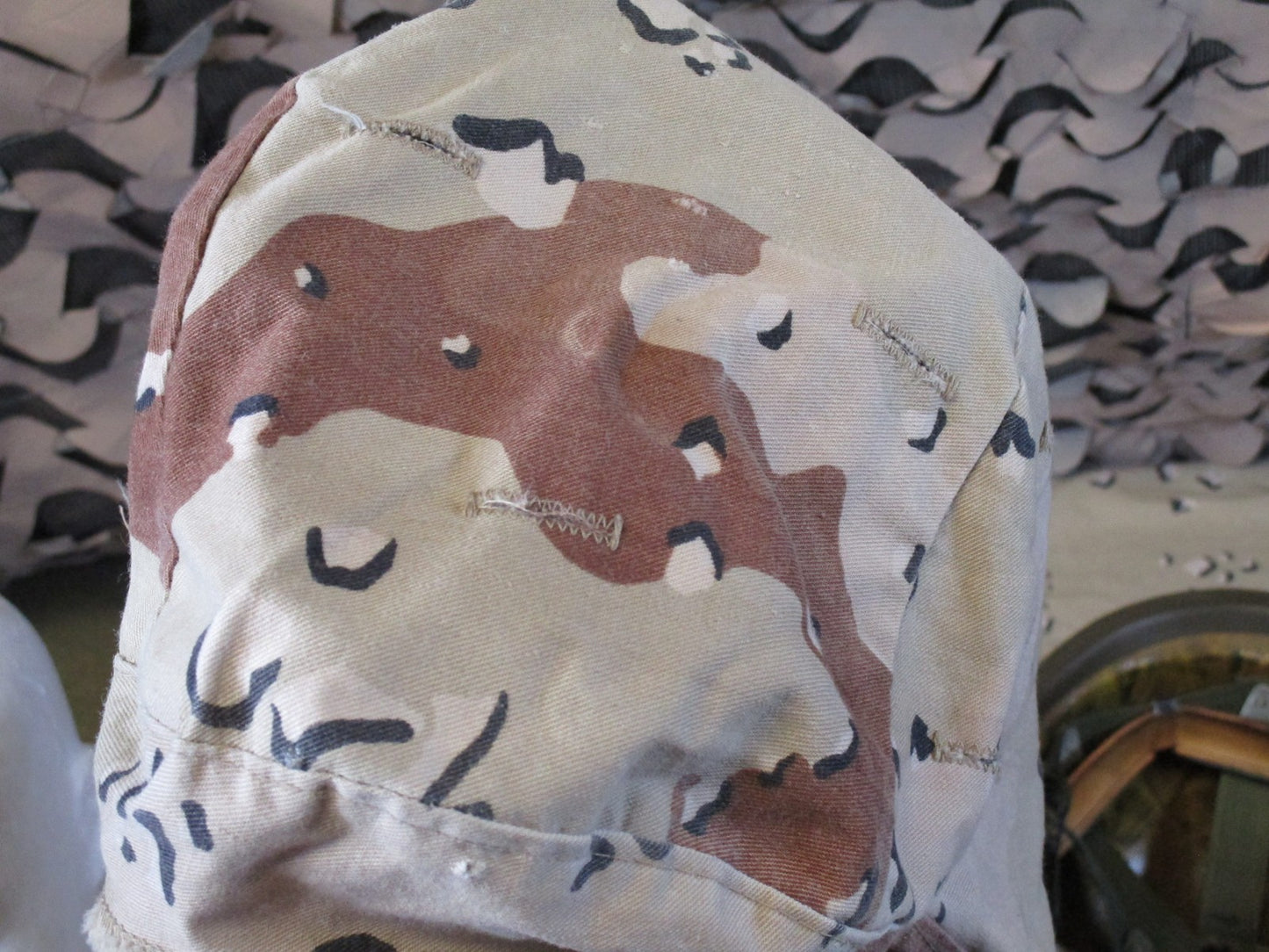US Military PASGT Helmet Desert Camo Cover size medium Surplus Tactical Gear
