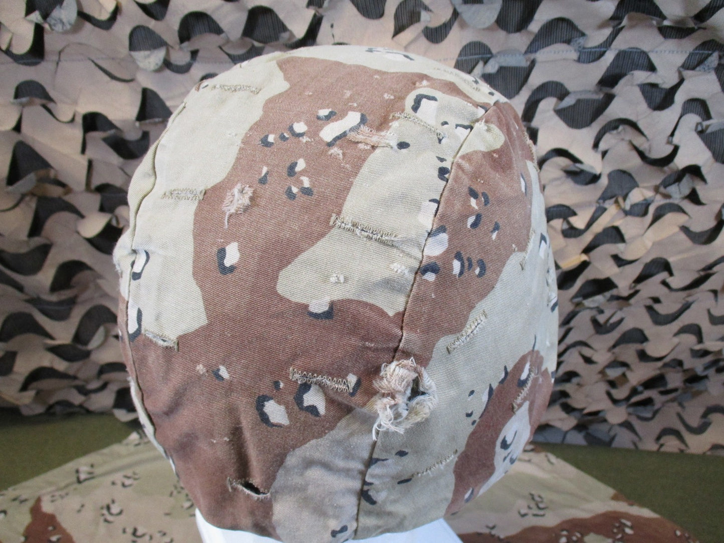 US Military PASGT Helmet Desert Camo Cover size medium Surplus Tactical Gear