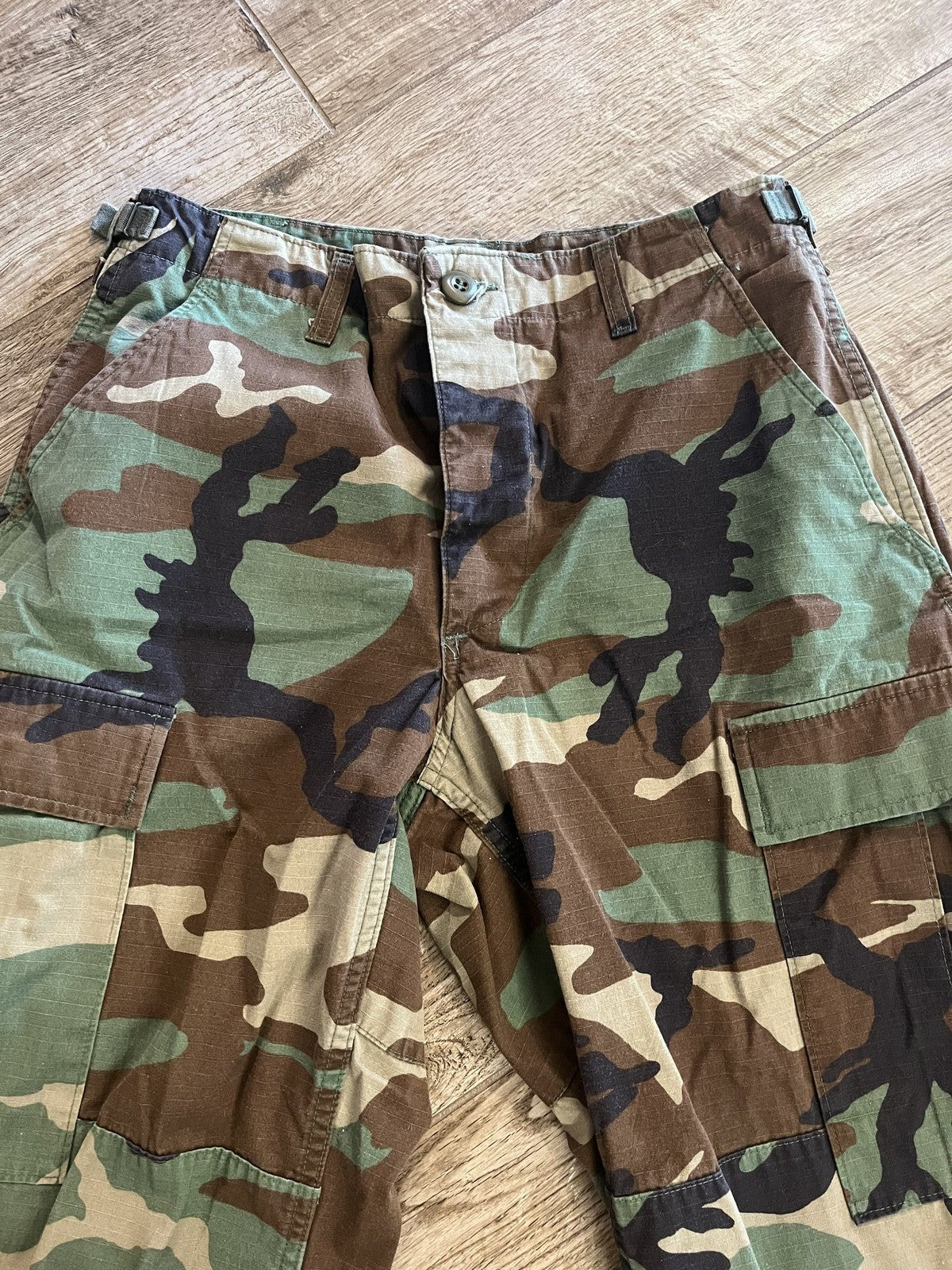 Propper Woodland Camo Combat Trousers Hot Weather BDU Pants Small Short