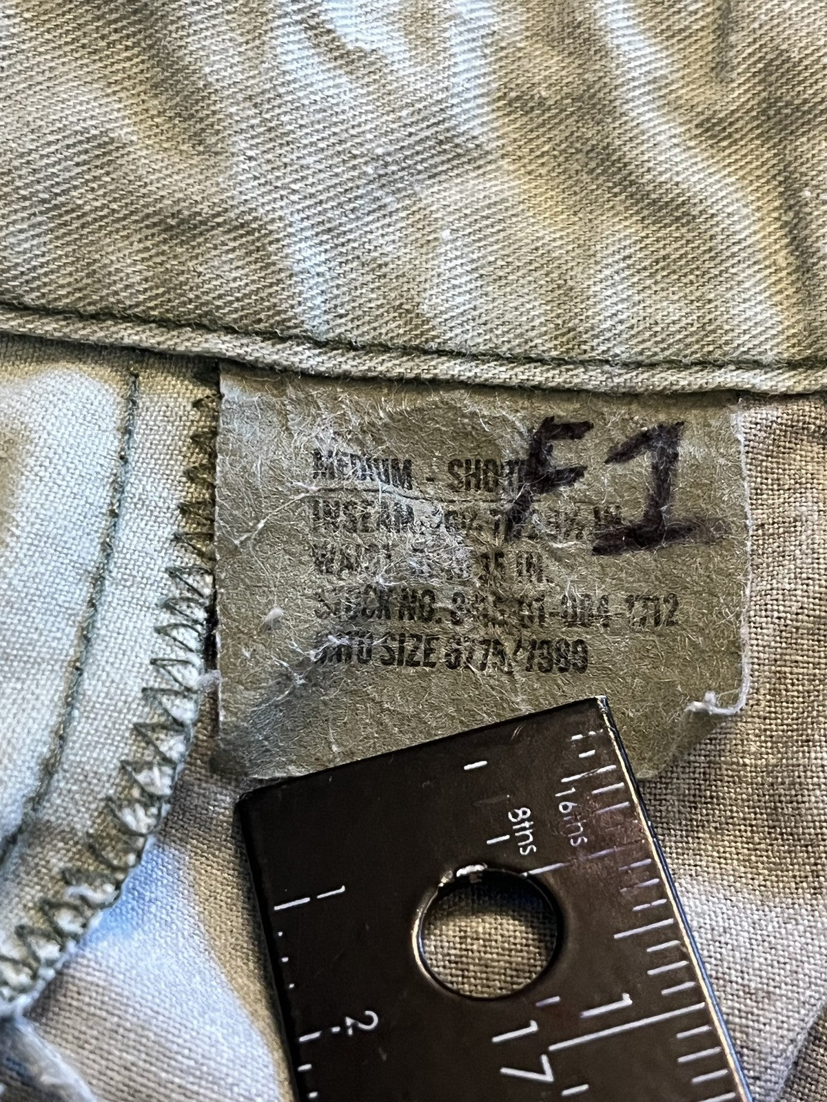 Vintage US Military Woodland Camo BDU Trousers Medium Short Propper Surplus