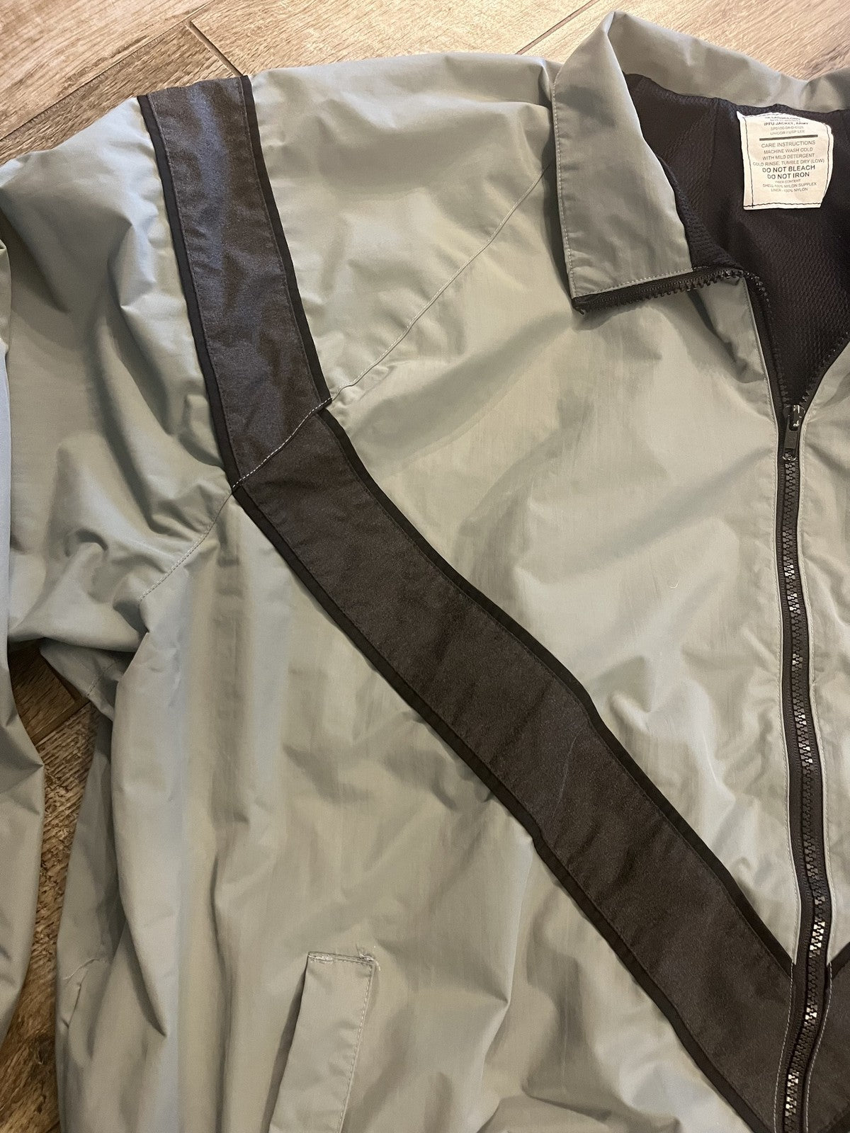 Genuine US Army IPFU Jacket Physical Fitness Uniform Gray Size XXL Long