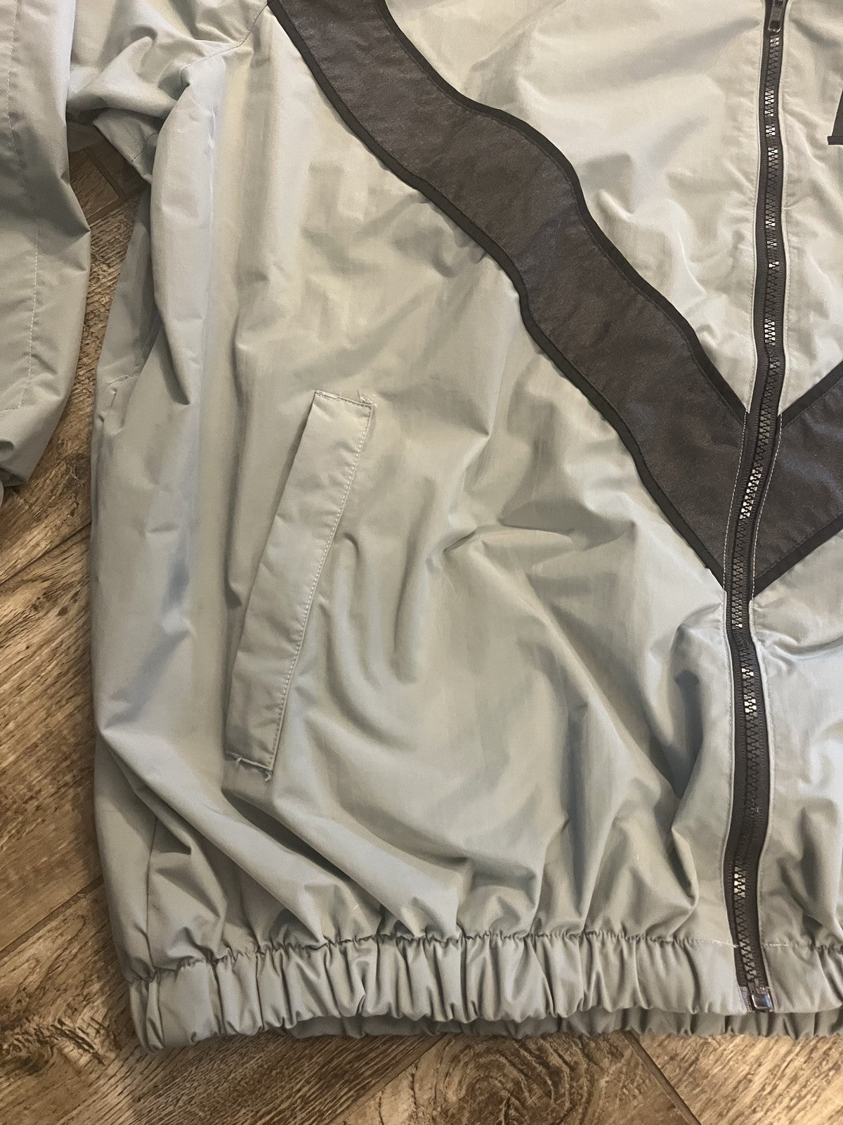 Genuine US Army IPFU Jacket Physical Fitness Uniform Gray Size XXL Long