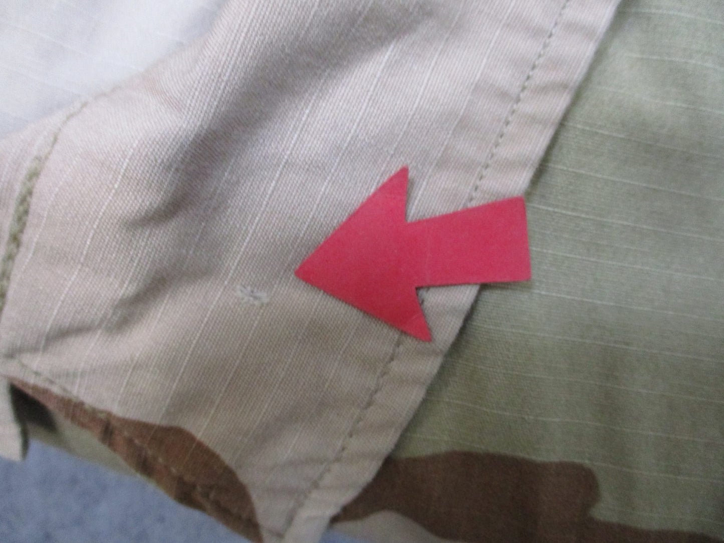 US Army Desert Camo Combat Coat Jacket X-Large Regular Military Uniform Shirt