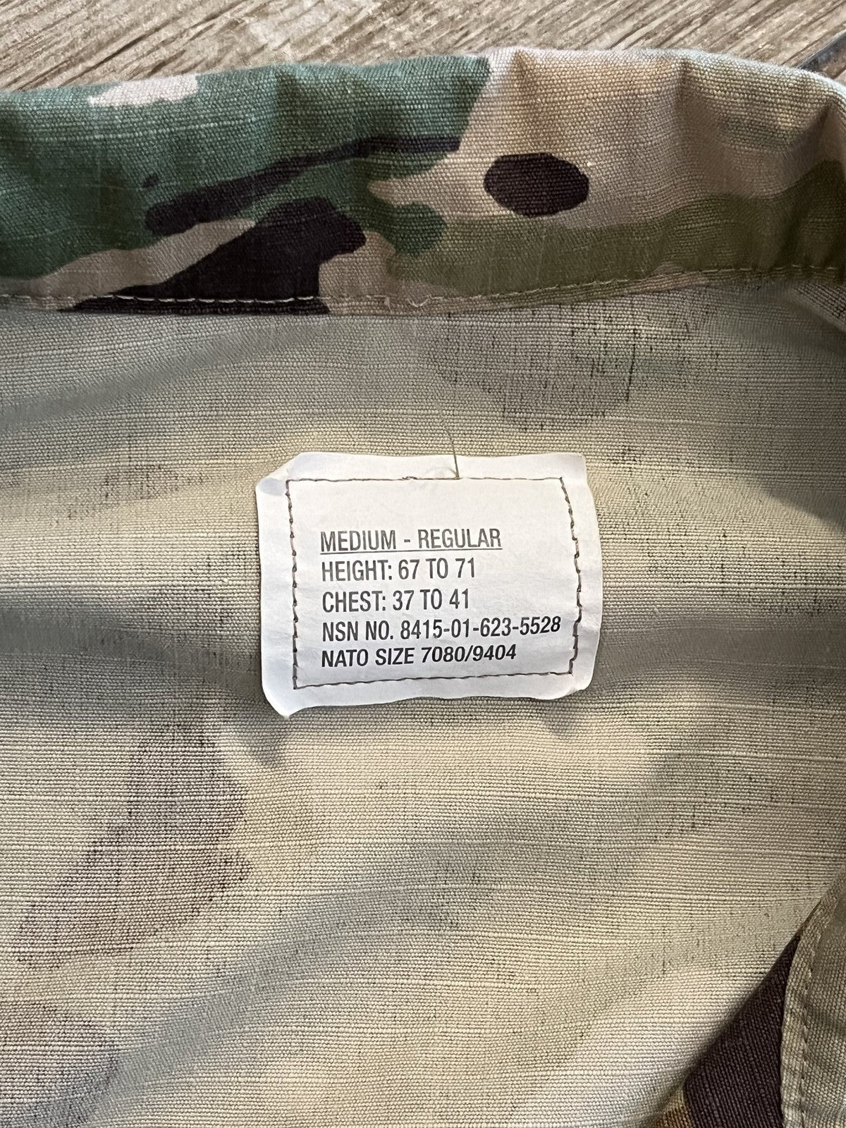 Genuine US Army OCP ACU Combat Uniform Coat Medium Regular Scorpion W2 Tactical