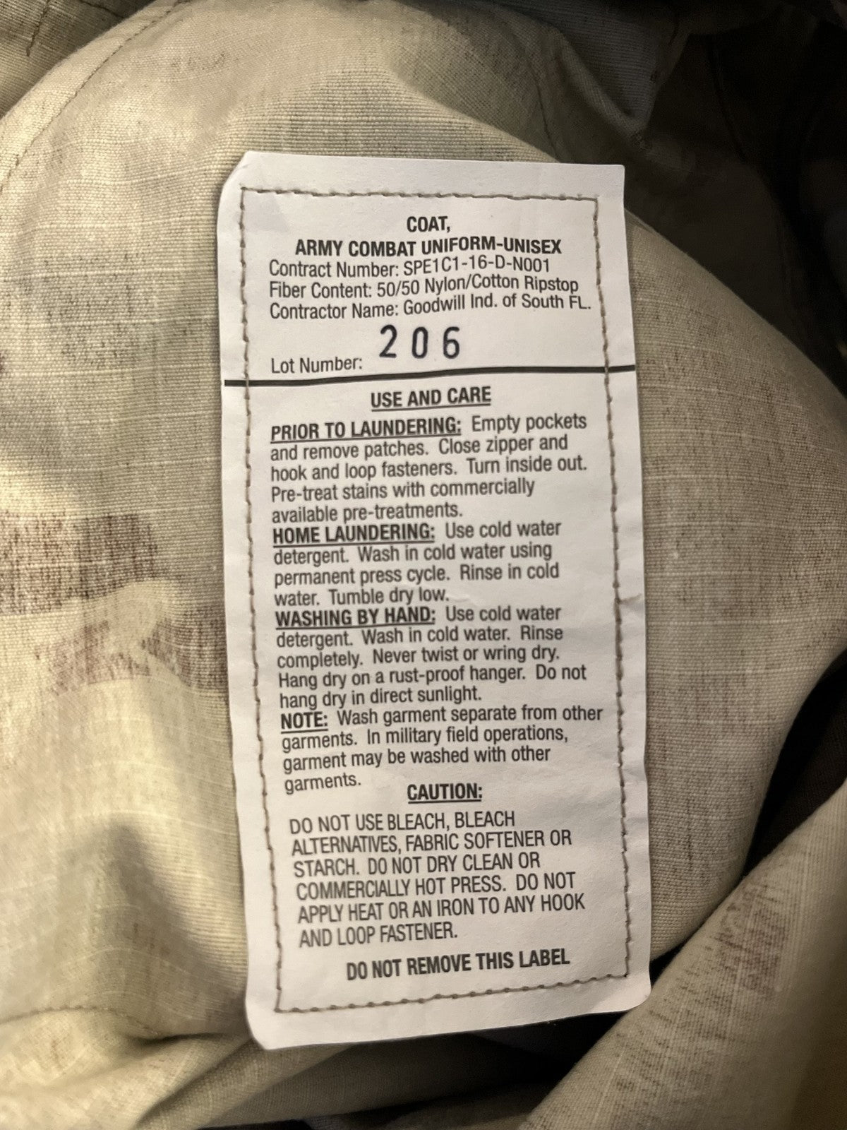 Genuine US Military OCP ACU Coat Medium Long Scorpion W2 Combat Uniform Jacket
