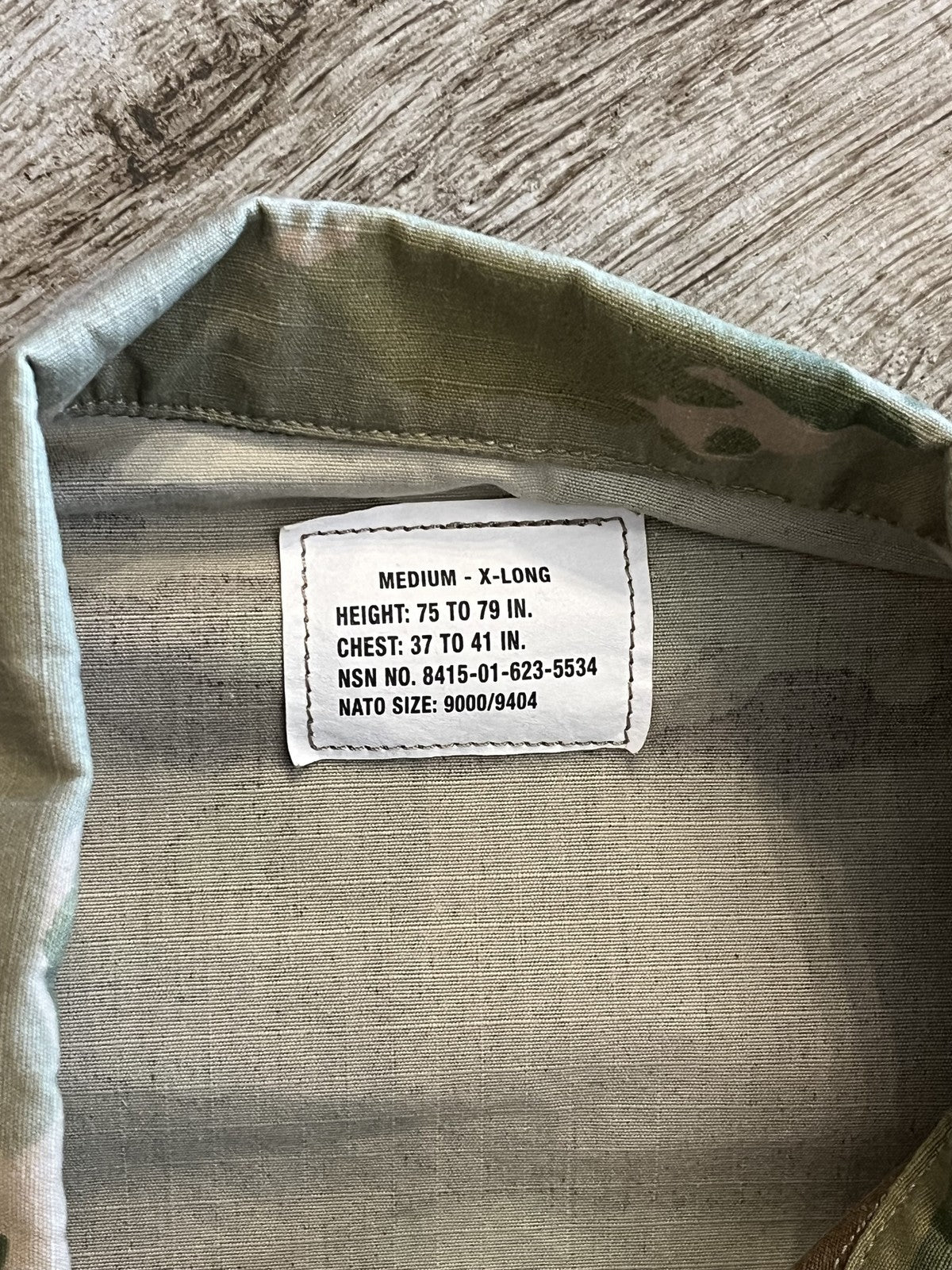 Genuine US Military OCP Scorpion Army Combat  Uniform ACU Coat Medium X-Long