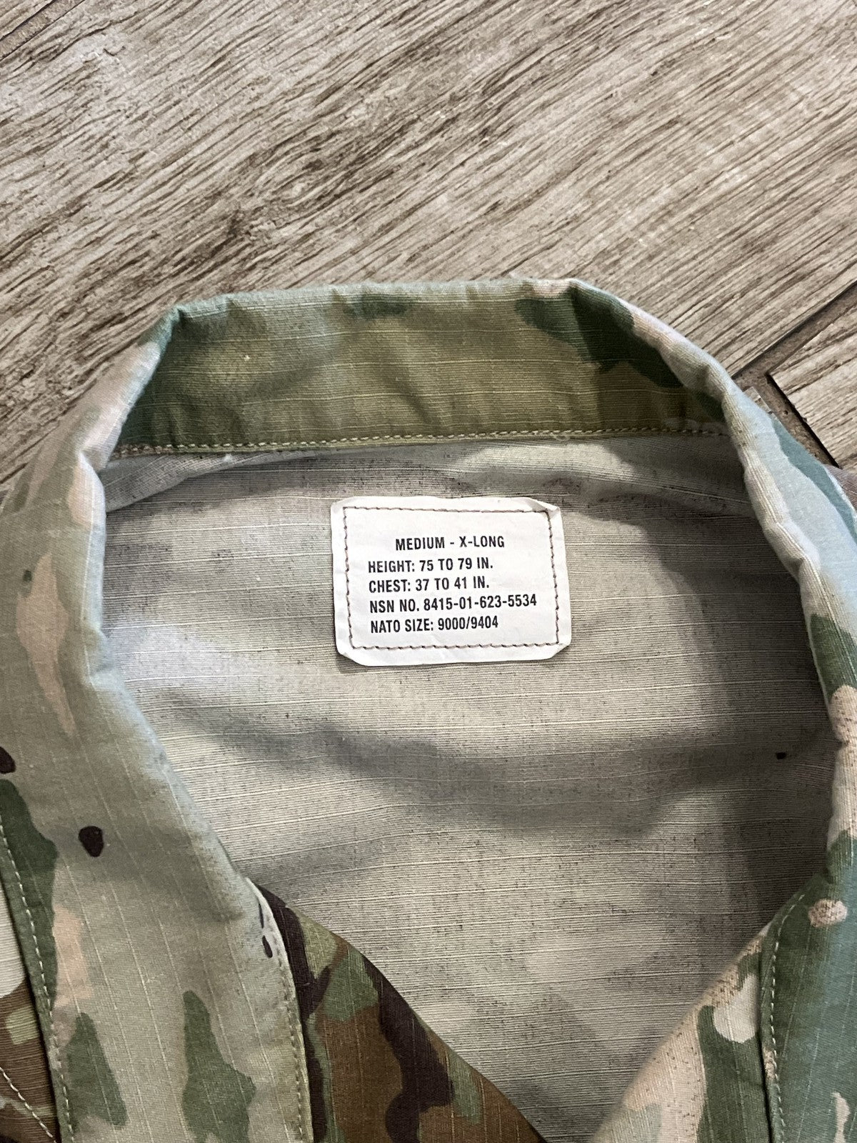 Genuine US Military OCP ACU Coat Medium X-Long Scorpion W2 Combat Uniform Jacket