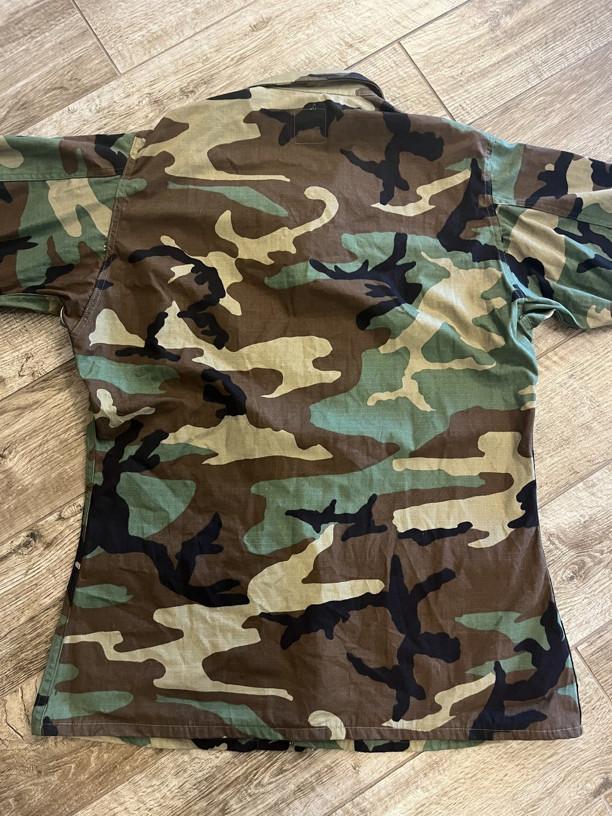 US Military Woodland Camo BDU Coat Ripstop Medium Regular Authentic Surplus