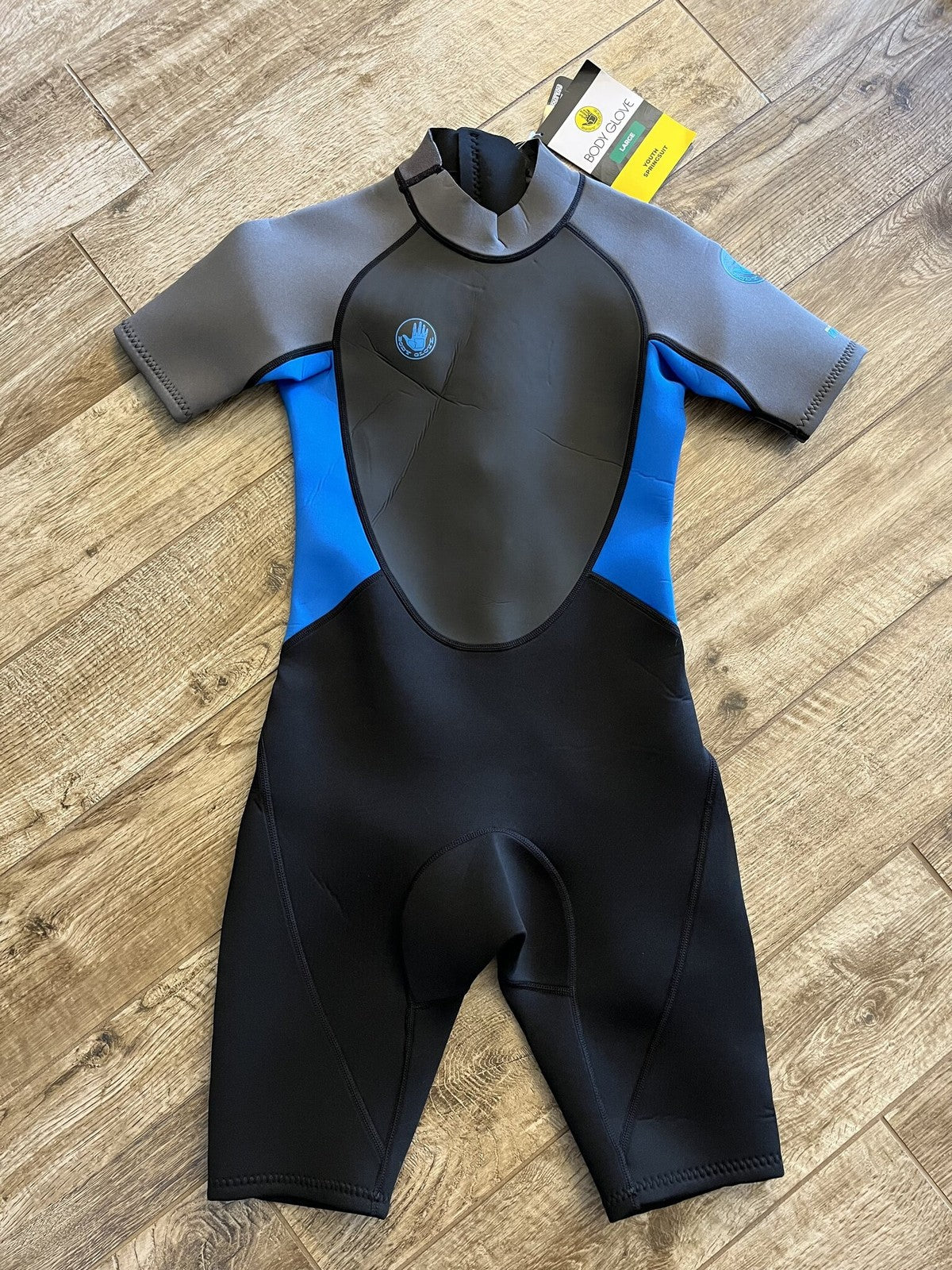 New Body Glove Youth Springsuit Size Large Shorty Wetsuit Neoprene Watersports