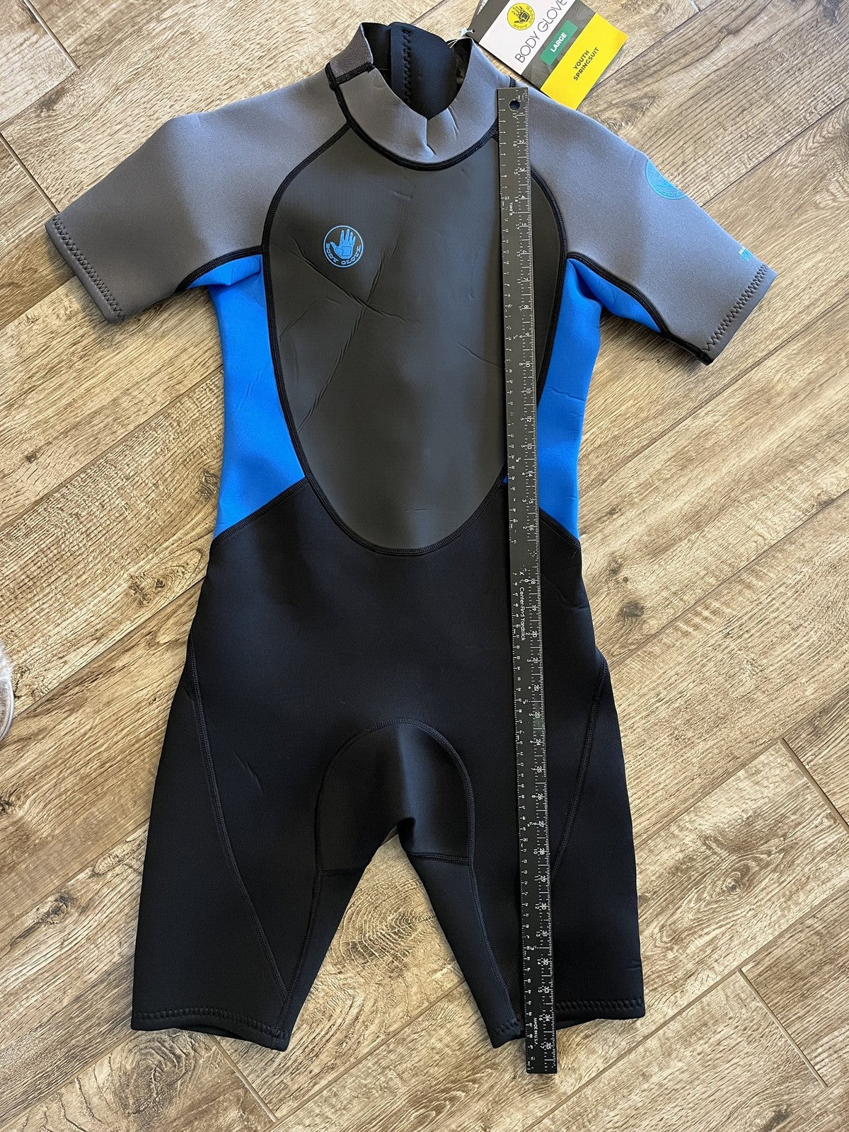 New Body Glove Youth Springsuit Size Large Shorty Wetsuit Neoprene Watersports