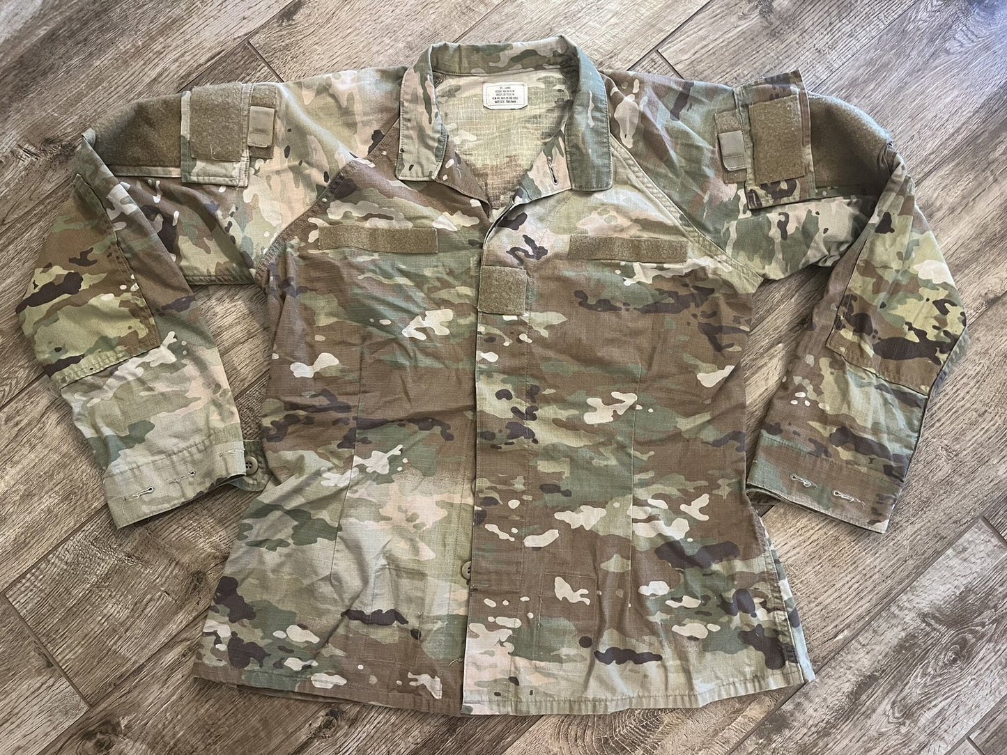 US Military IHWCU Coat Female Scorpion Camo Combat Uniform Jacket Size 39 Long