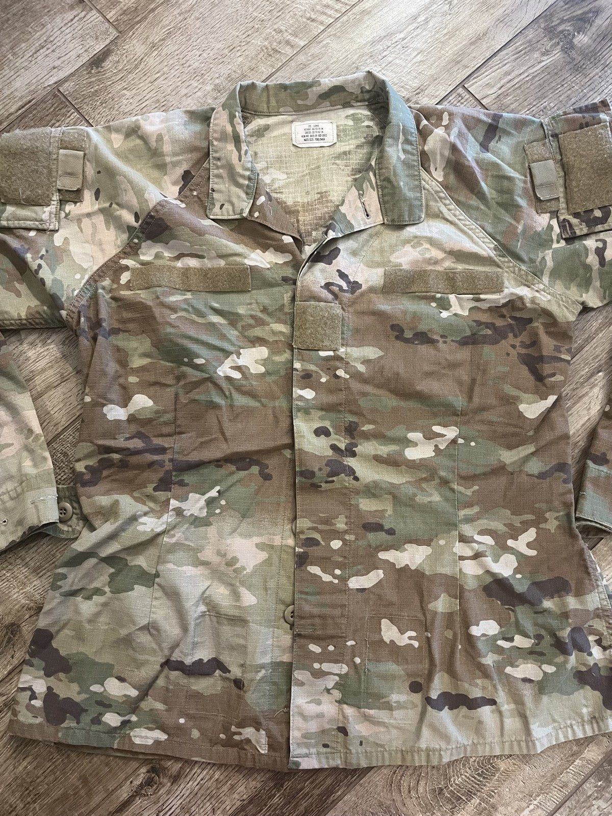 US Military IHWCU Coat Female Scorpion Camo Combat Uniform Jacket Size 39 Long
