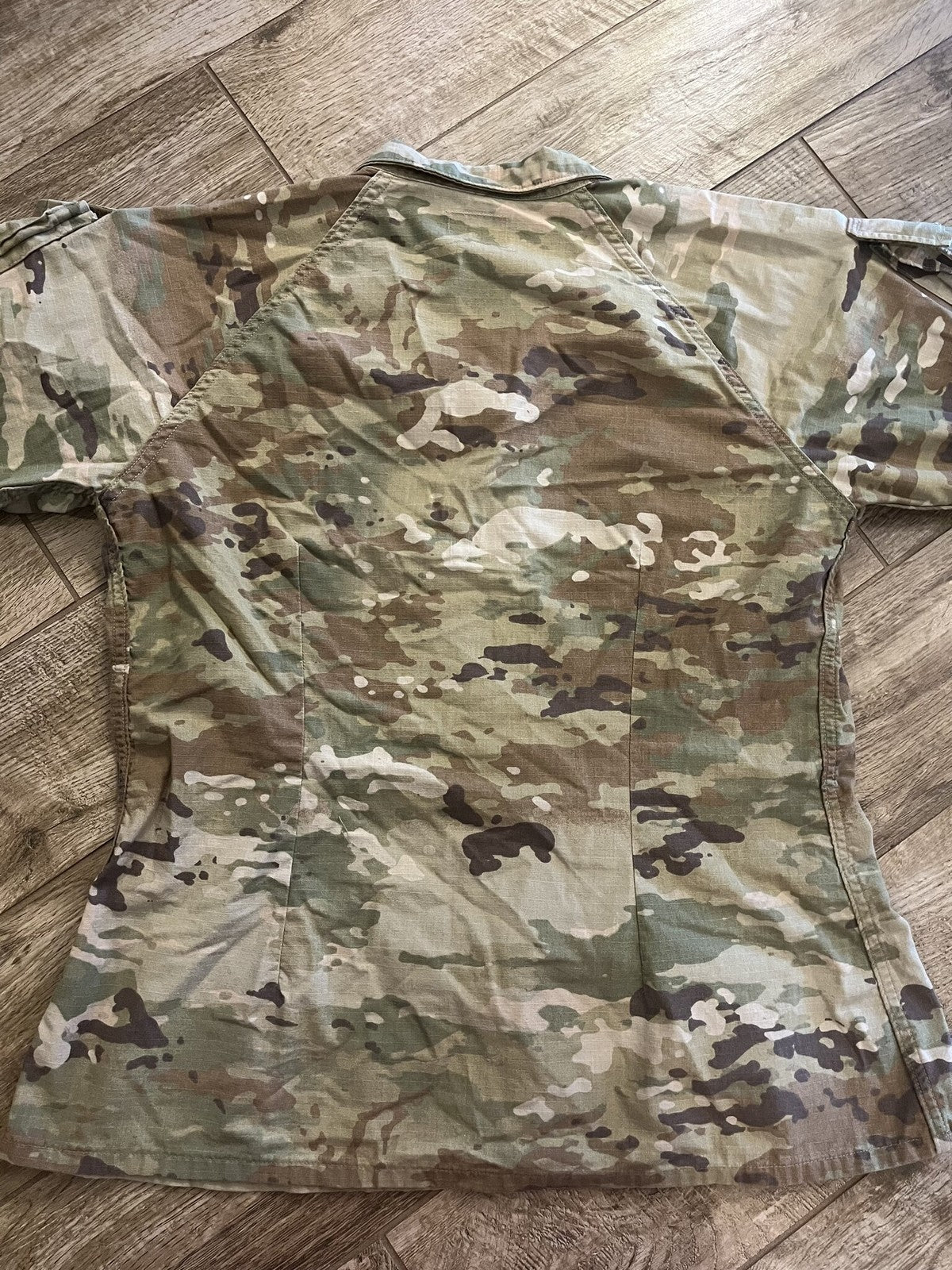 US Military IHWCU Coat Female Scorpion Camo Combat Uniform Jacket Size 39 Long