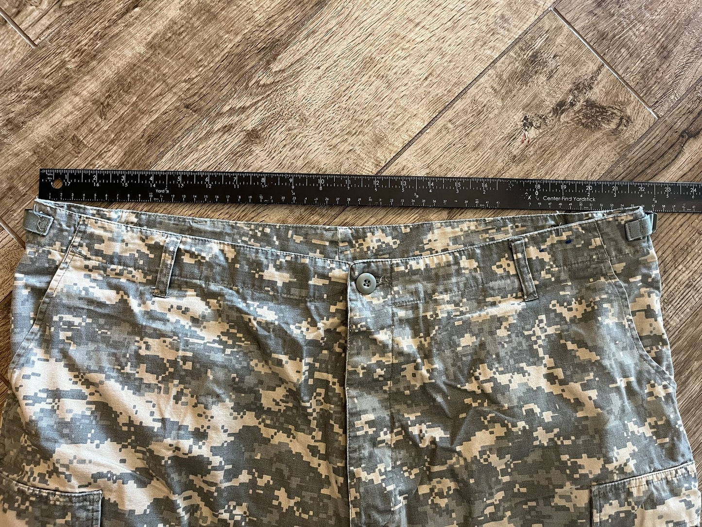 Fox Outdoor Combat Trousers XL-REG 100% Cotton Rip Stop Digital Camo Pants