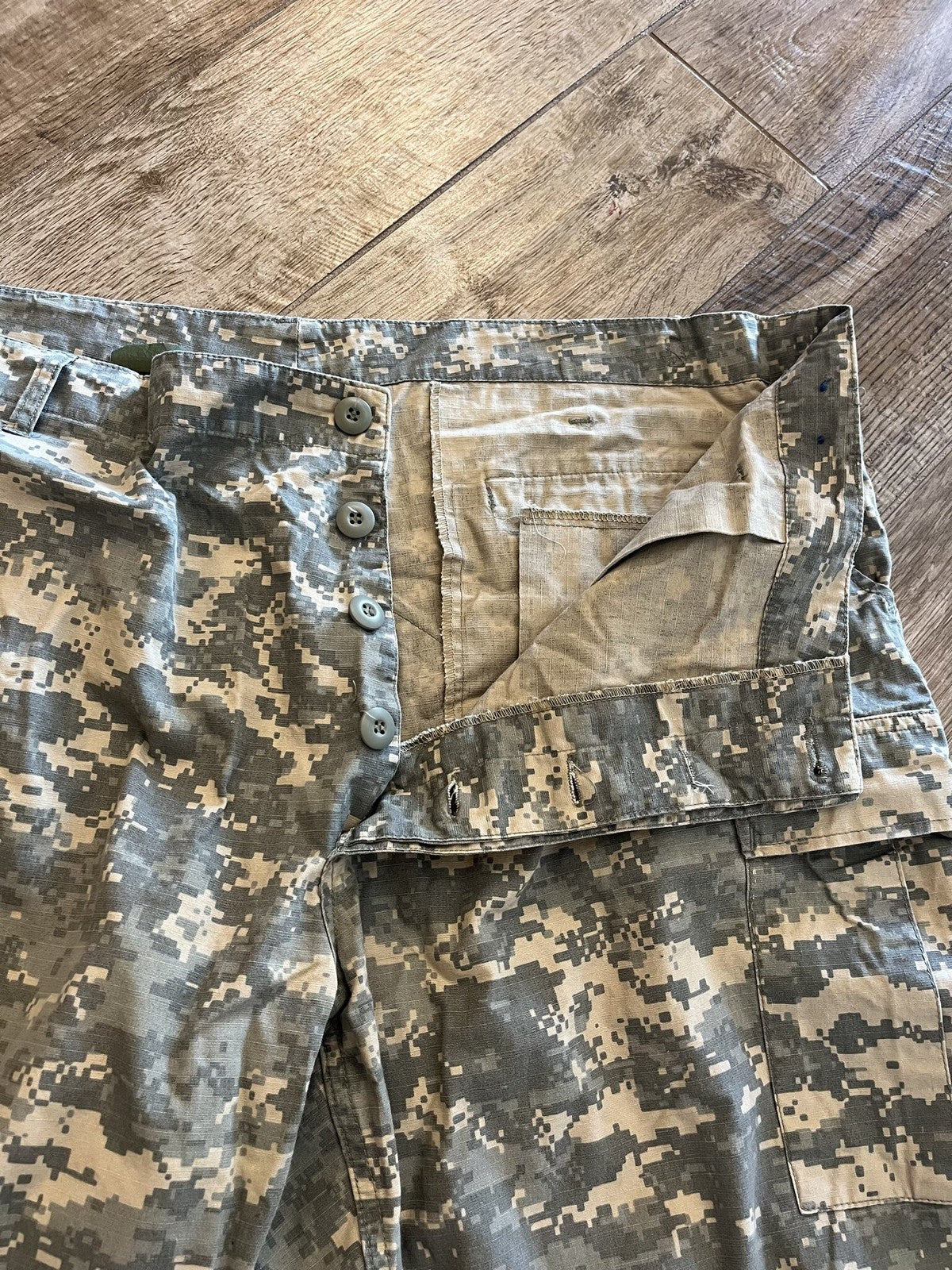 Fox Outdoor Combat Trousers XL-REG 100% Cotton Rip Stop Digital Camo Pants