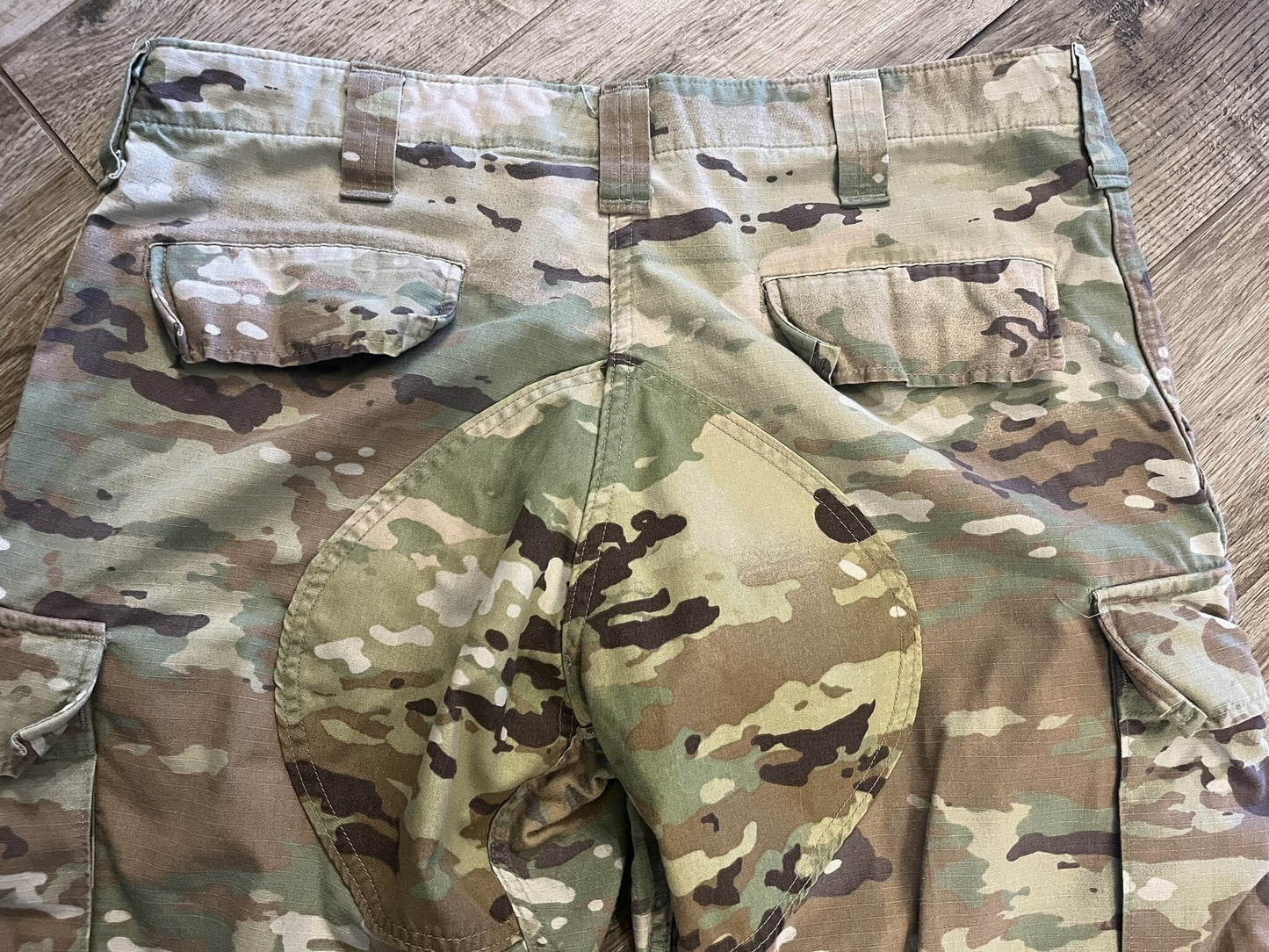 US Military IHWCU Trousers OCP Scorpion Camo Combat Pants Large X-Short