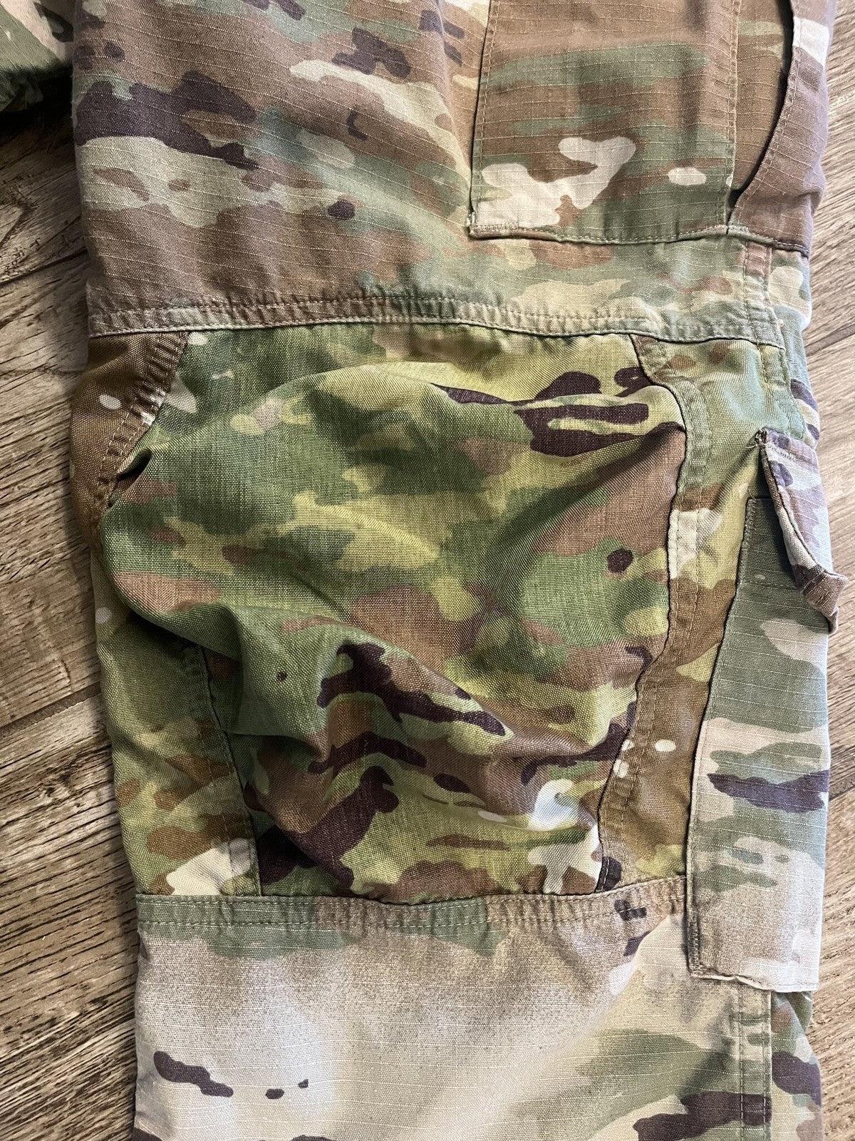 US Military IHWCU Trousers OCP Scorpion Camo Combat Pants Large X-Short