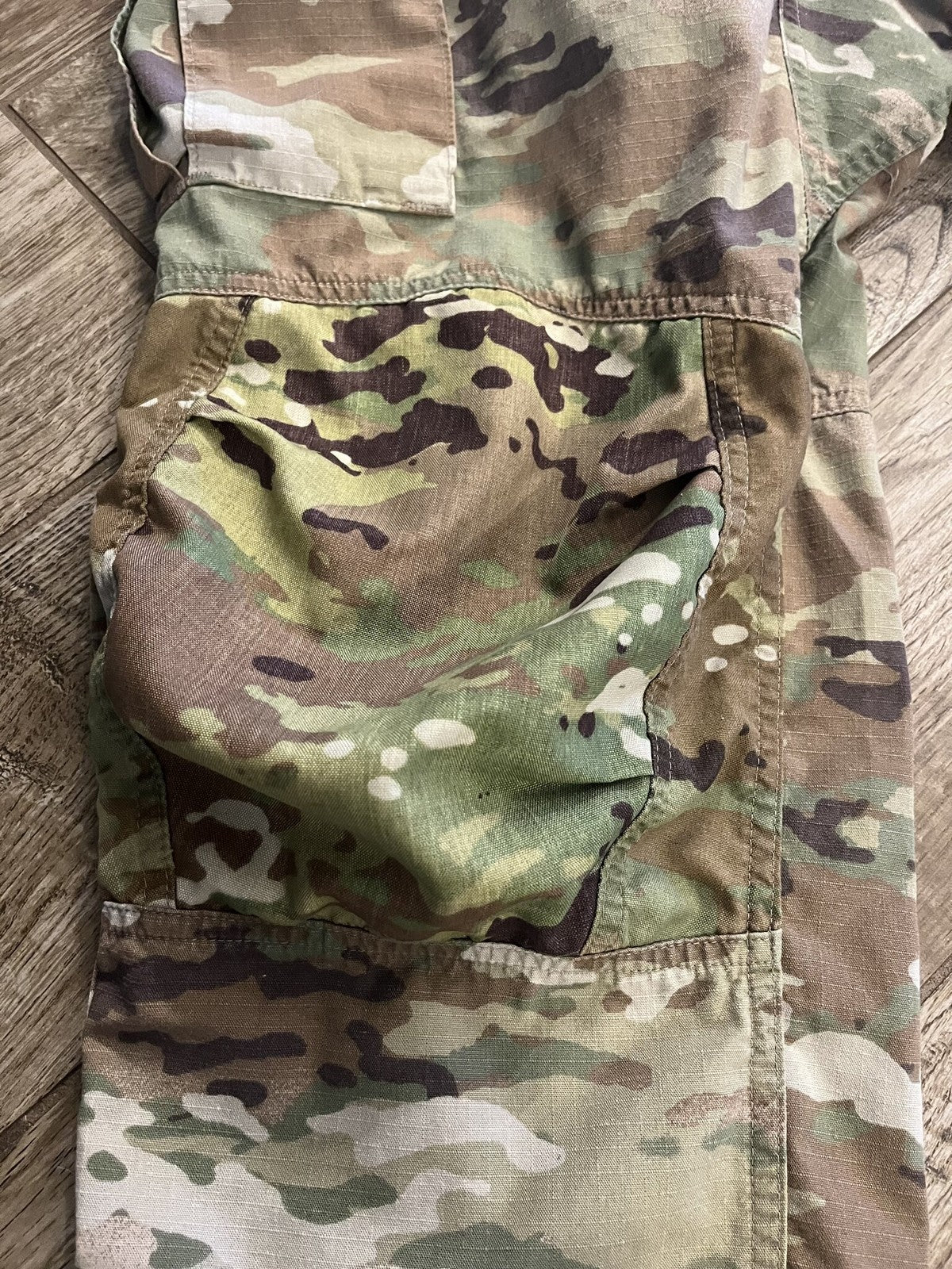 US Military IHWCU Trousers OCP Scorpion Camo Combat Pants Large X-Short