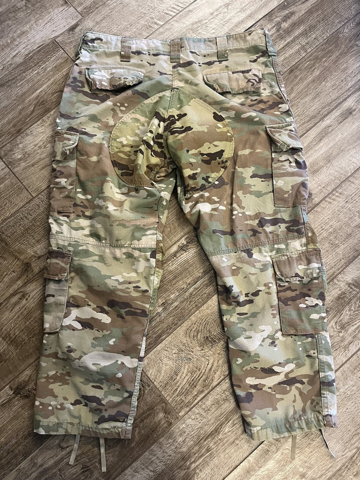 US Military IHWCU Trousers OCP Scorpion Camo Combat Pants Large X-Short