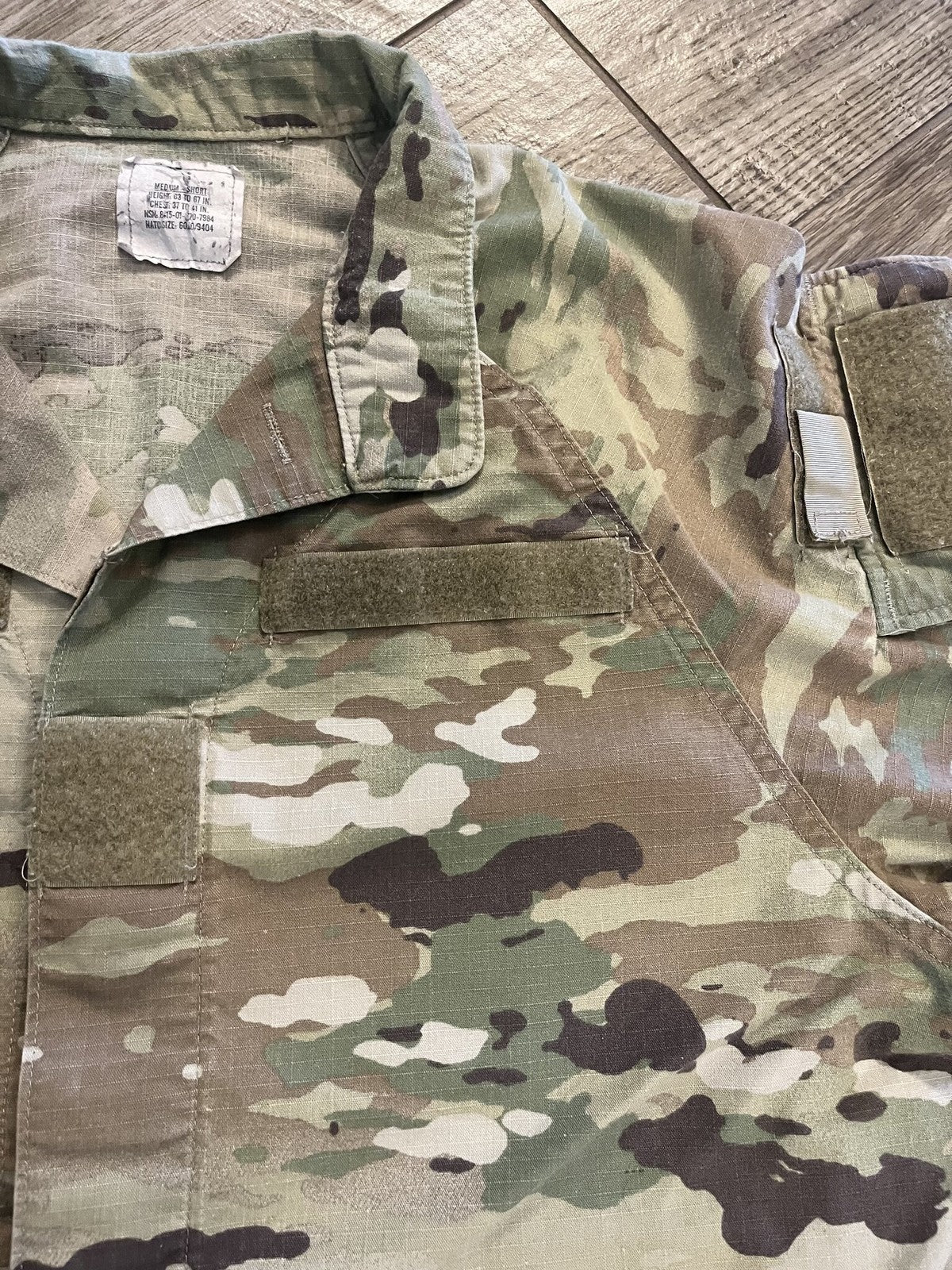 US Military IHWCU Hot Weather Combat Coat OCP Scorpion Camo Medium Short