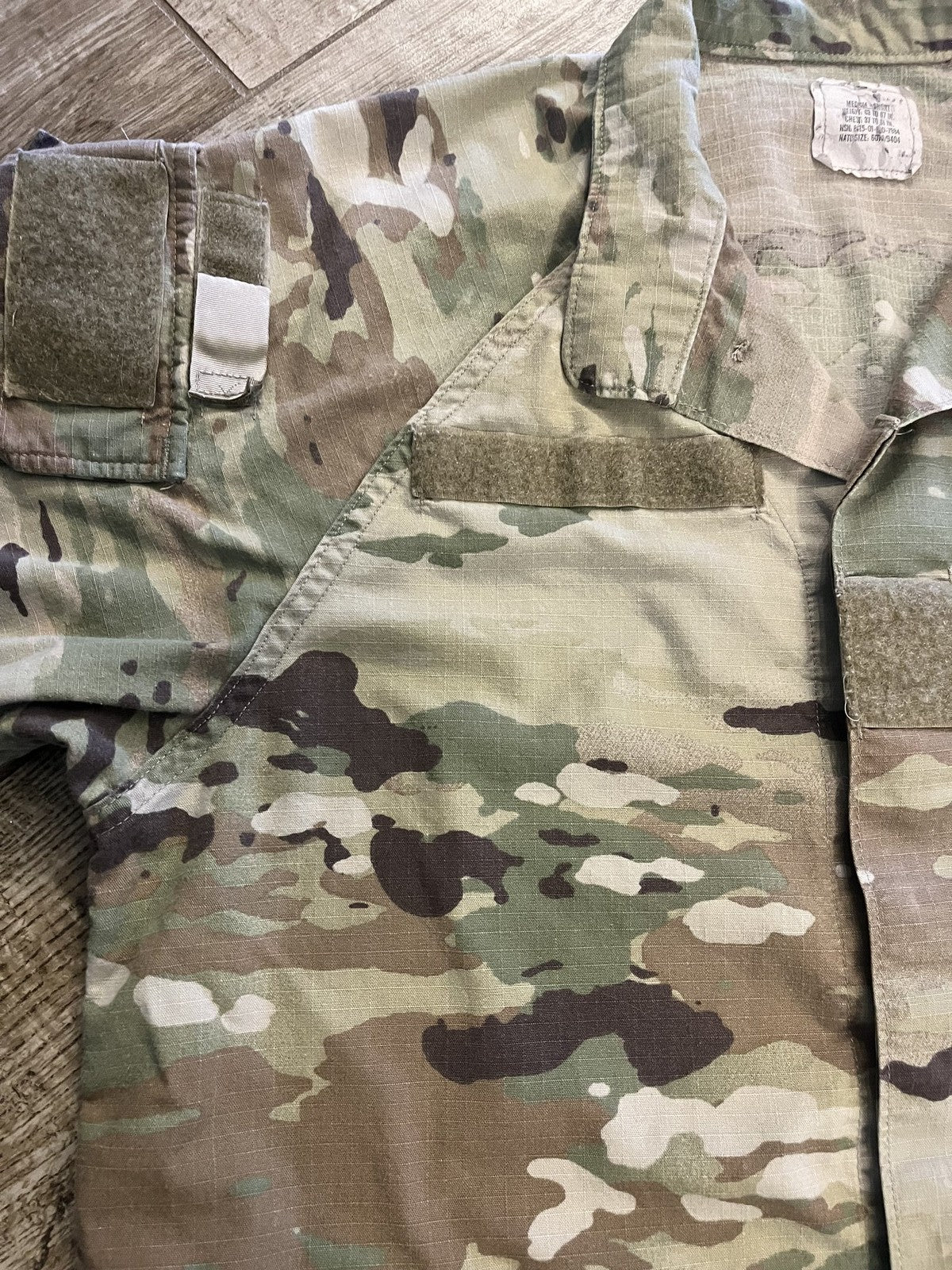 US Military IHWCU Hot Weather Combat Coat OCP Scorpion Camo Medium Short