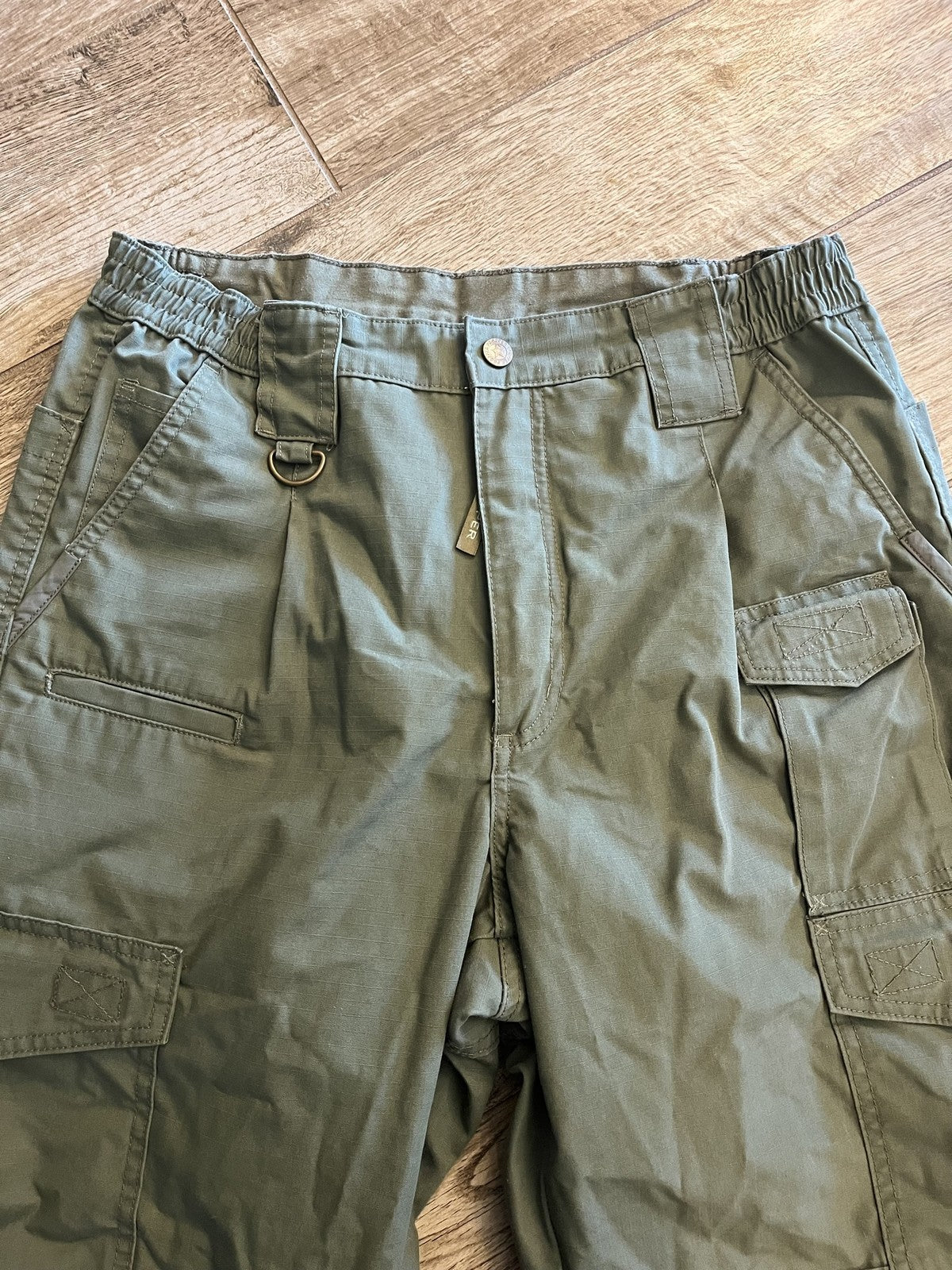 Propper Men's Tactical Cargo Pants Olive Green Ripstop Size 34x32 Excellent