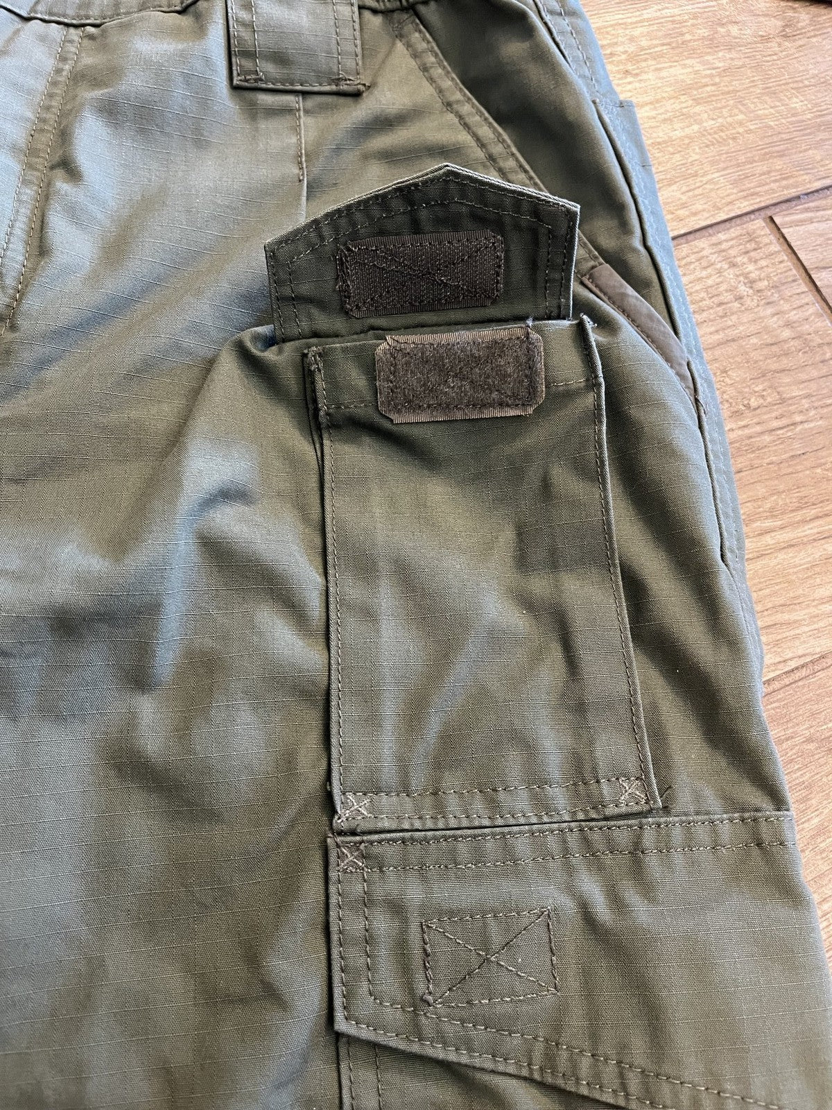 Propper Men's Tactical Cargo Pants Olive Green Ripstop Size 34x32 Excellent