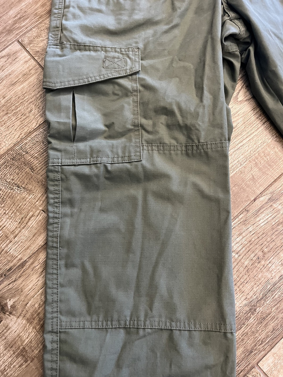 Propper Men's Tactical Cargo Pants Olive Green Ripstop Size 34x32 Excellent