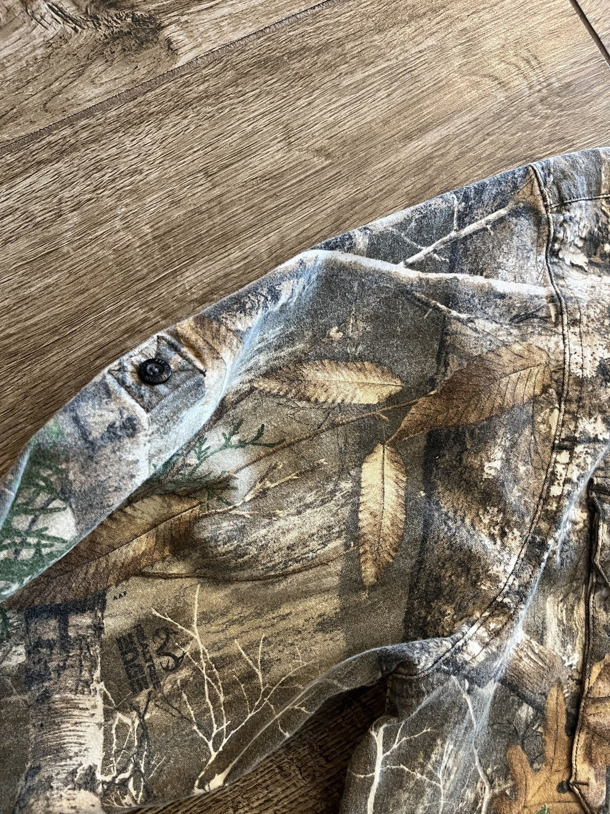 Magellan Outdoors Mens 2XL Realtree Edge Camo Long Sleeve Button Down Hunt Shirt