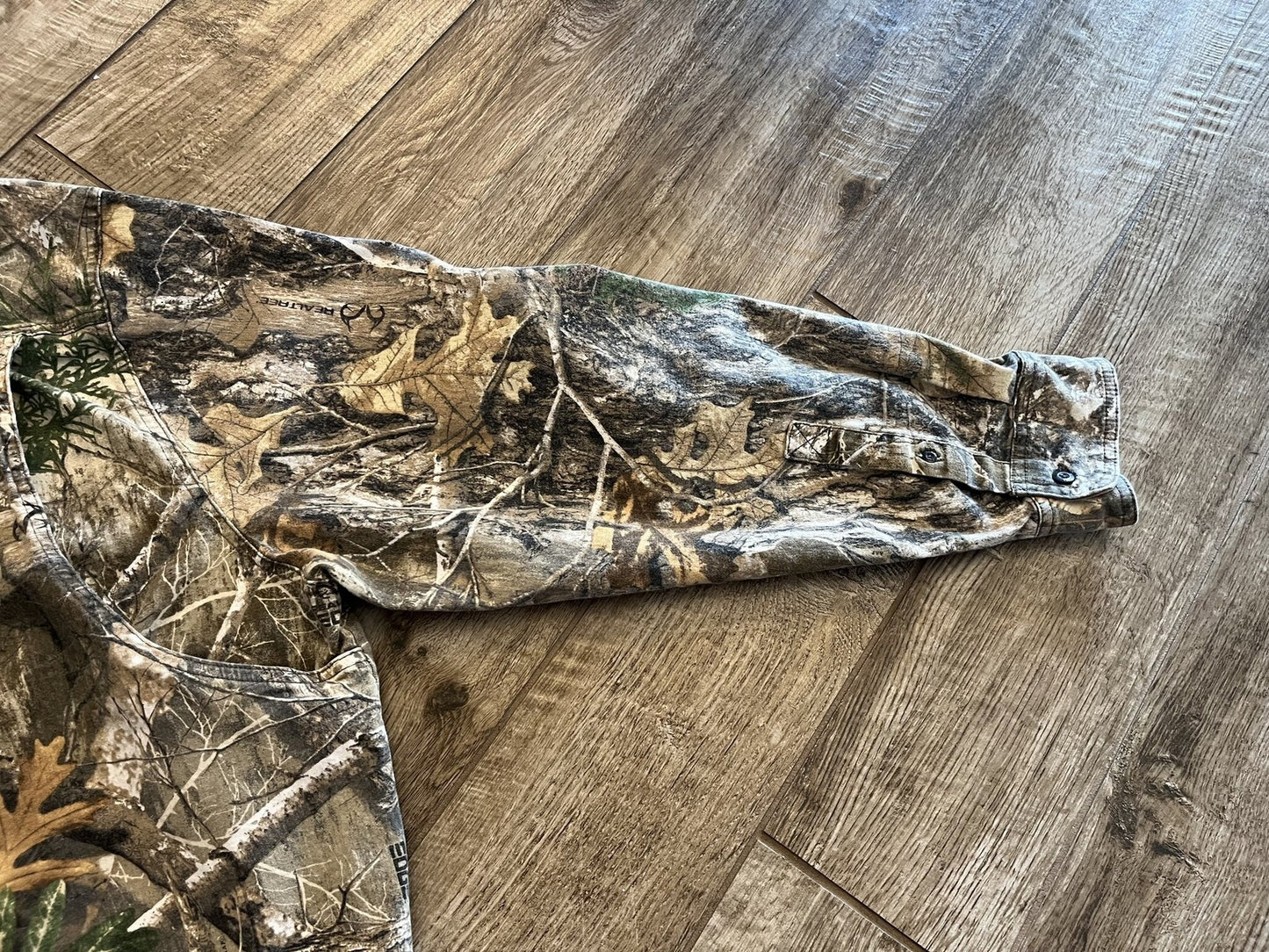 Magellan Outdoors Mens 2XL Realtree Edge Camo Long Sleeve Button Down Hunt Shirt