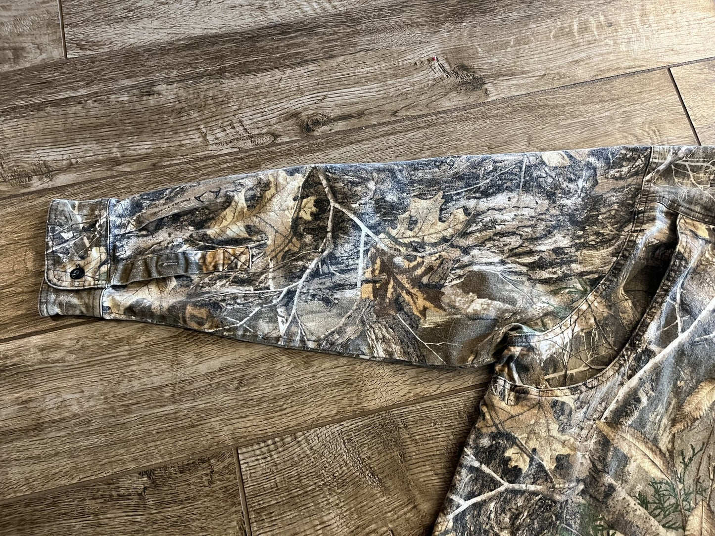 Magellan Outdoors Mens 2XL Realtree Edge Camo Long Sleeve Button Down Hunt Shirt