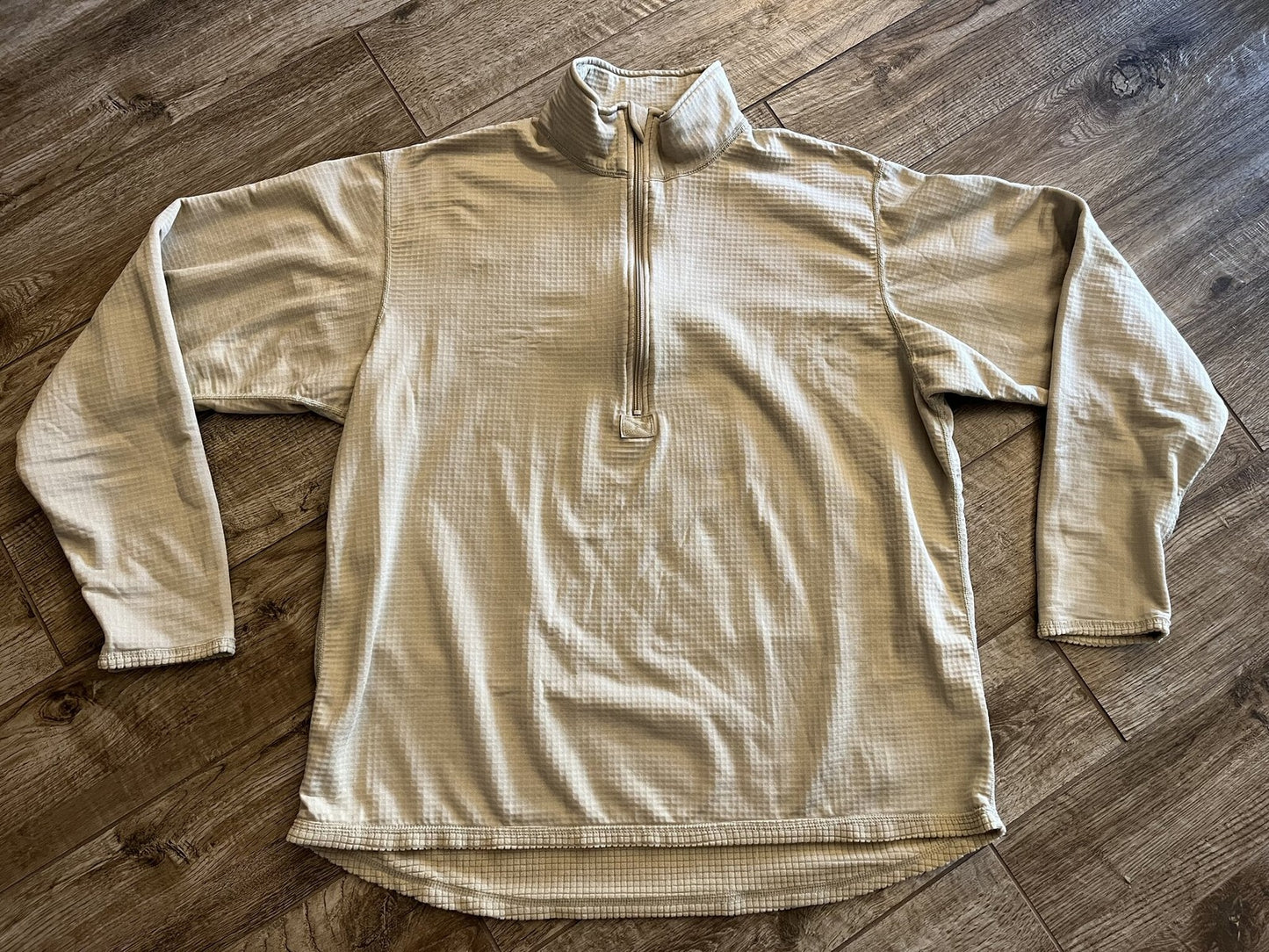 US Military Gen III ECWCS Level 2 Mid-Weight Shirt Tan Grid Fleece XX-Large Long