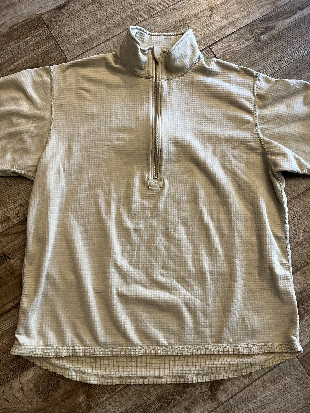 US Military Gen III ECWCS Level 2 Mid-Weight Shirt Tan Grid Fleece XX-Large Long