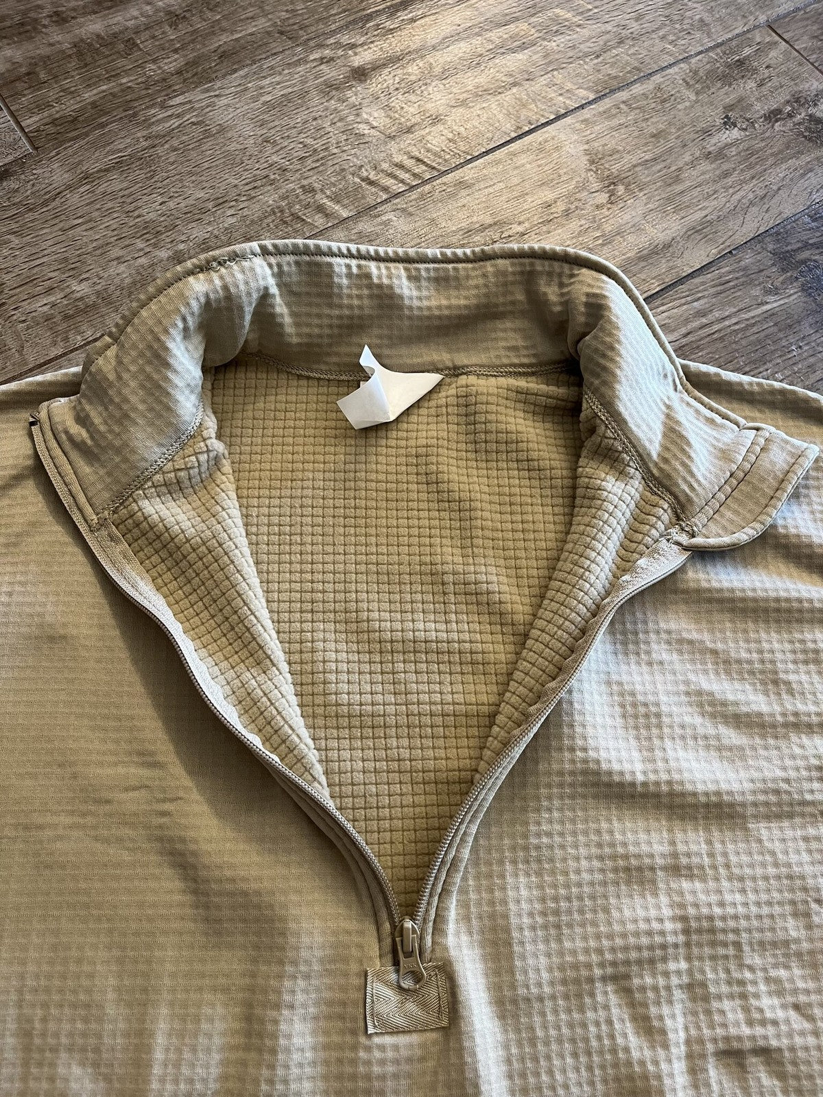 US Military Gen III ECWCS Level 2 Mid-Weight Shirt Tan Grid Fleece XX-Large Long