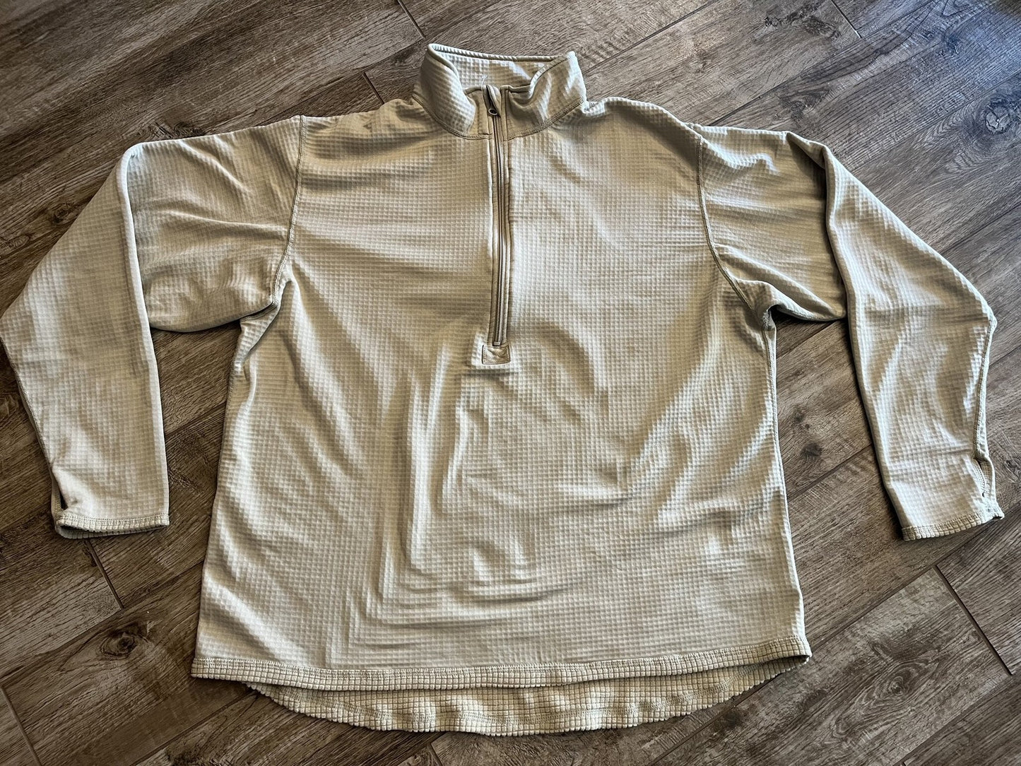US Military Gen III Level 2 Polartec Grid Fleece Shirt Tan XXL-Long