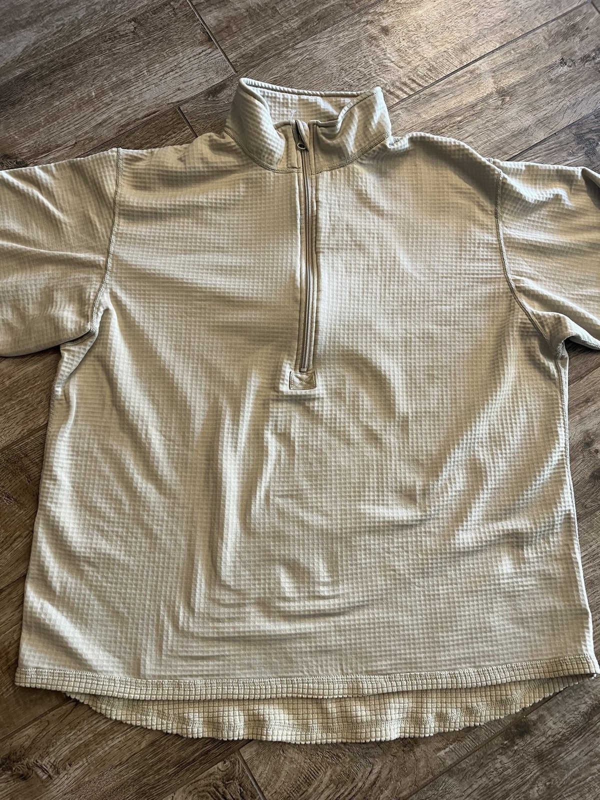 US Military Gen III Level 2 Polartec Grid Fleece Shirt Tan XXL-Long